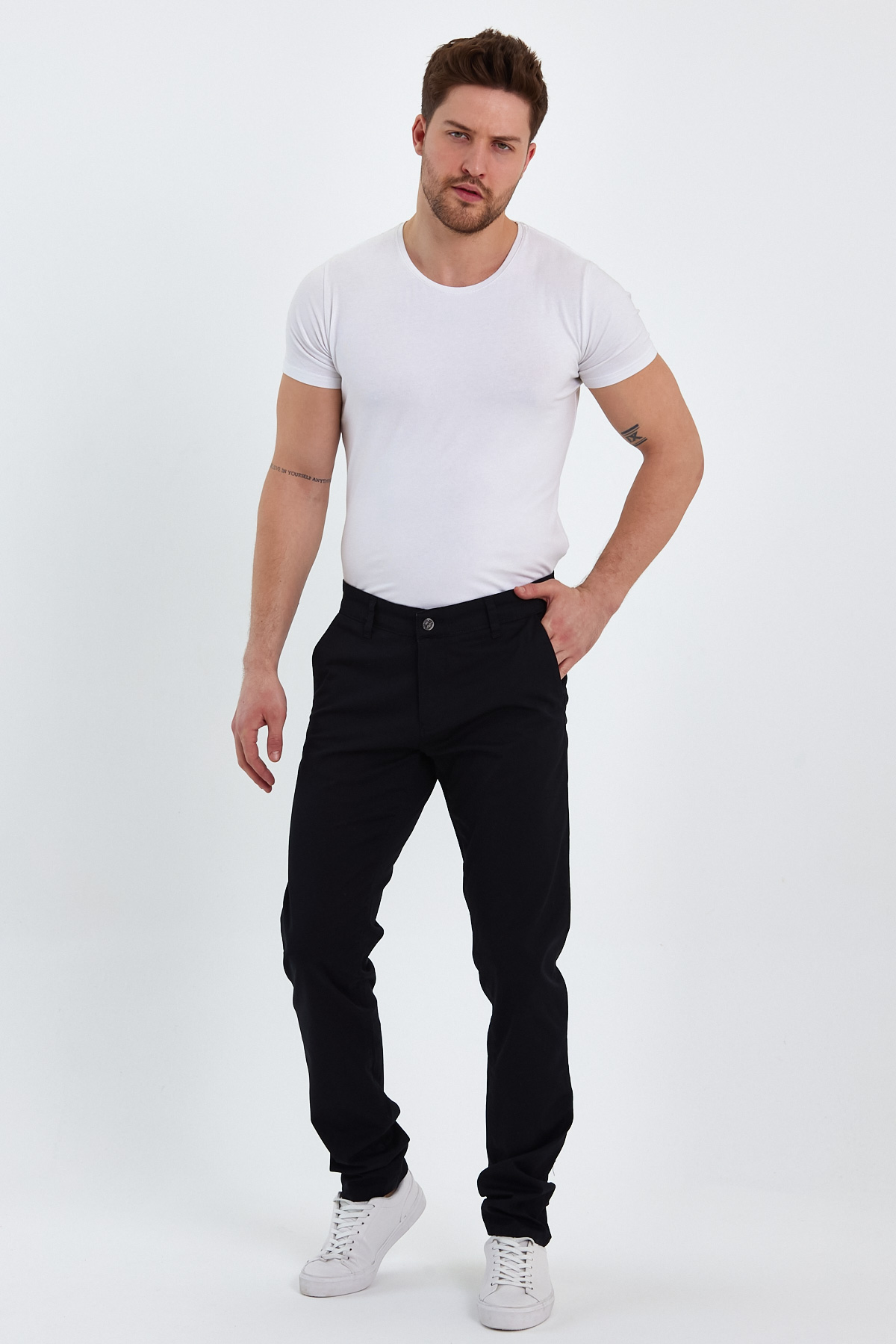 Брюки comfort fit Trend Collection 4292 Чорний (SIYAH) - Фото 5