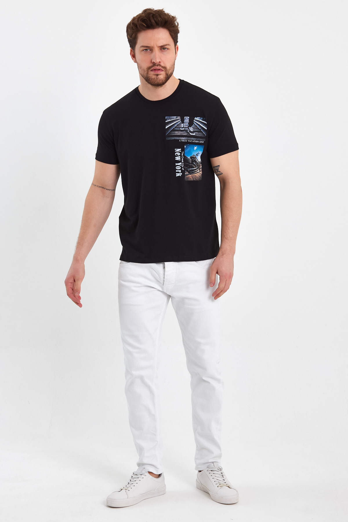 Футболка Trend Collection 2704 Темно-синій - Фото 