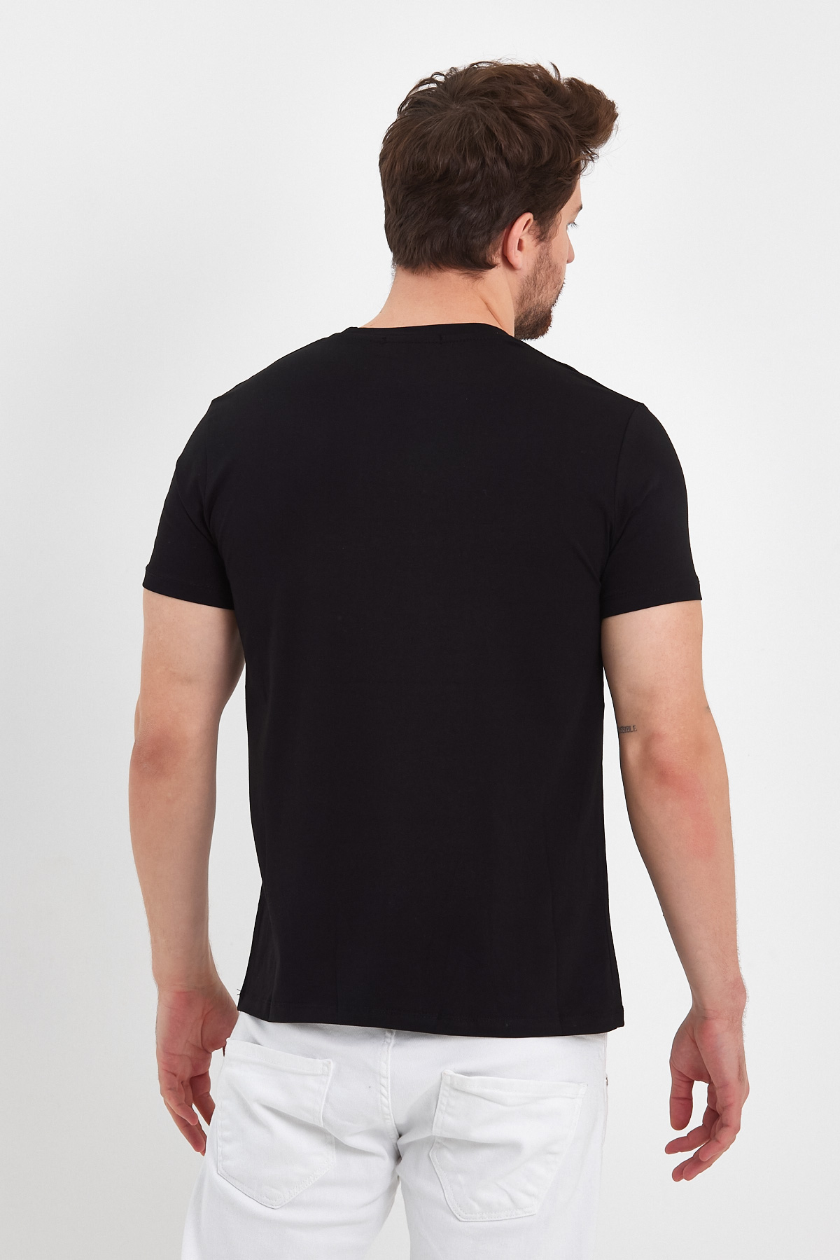 Футболка з принтом Trend Collection 2725 Чорний - Фото 1