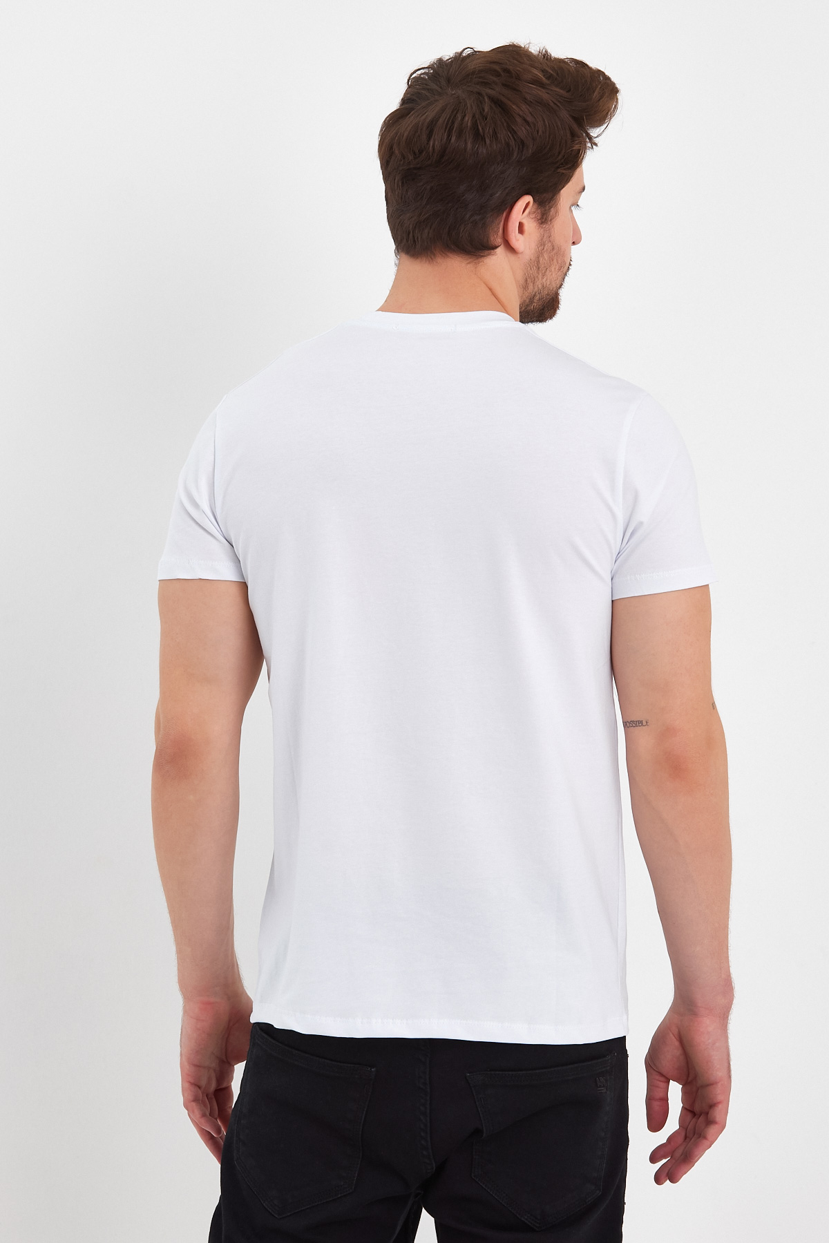 Футболка з принтом Trend Collection 2799 Білий - Фото 2