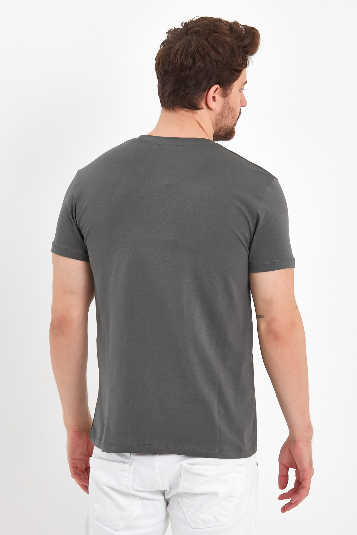 Футболка з принтом Trend Collection 2950 Зелений - Фото 1