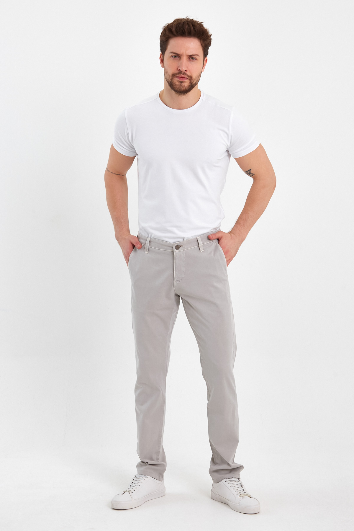 Штани Trend Collection 3453 Світло-сірий - Фото 4
