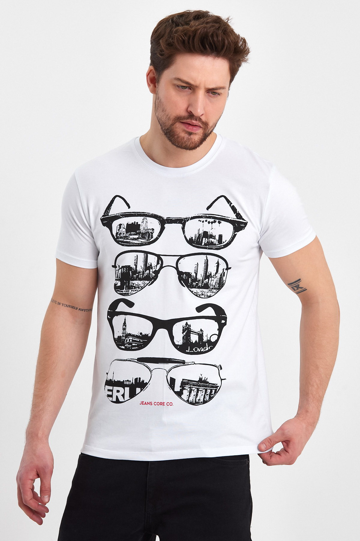 Футболка з принтом Trend Collection 2909 Білий - Фото 4