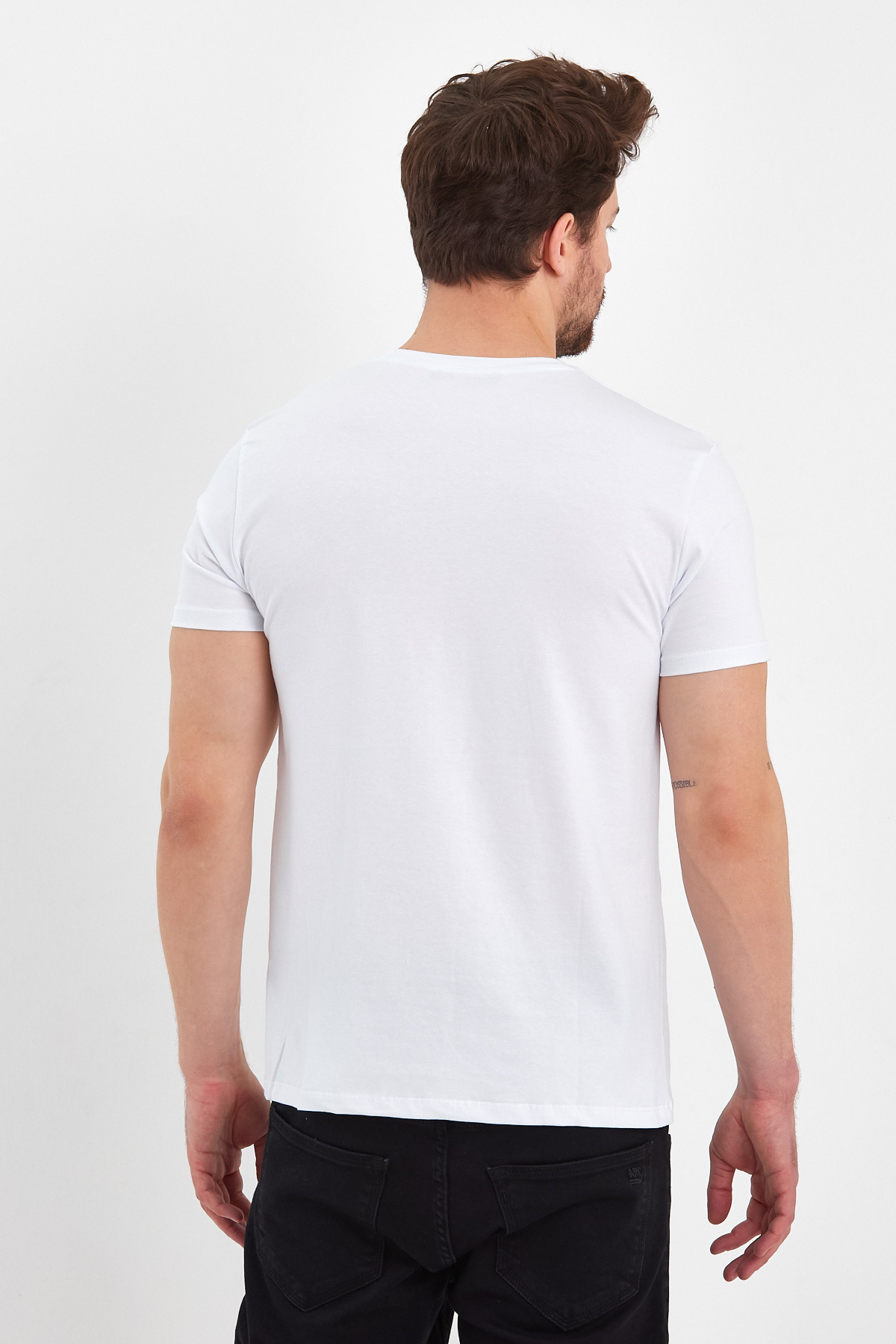 Футболка з принтом Trend Collection 2909 Білий - Фото 1