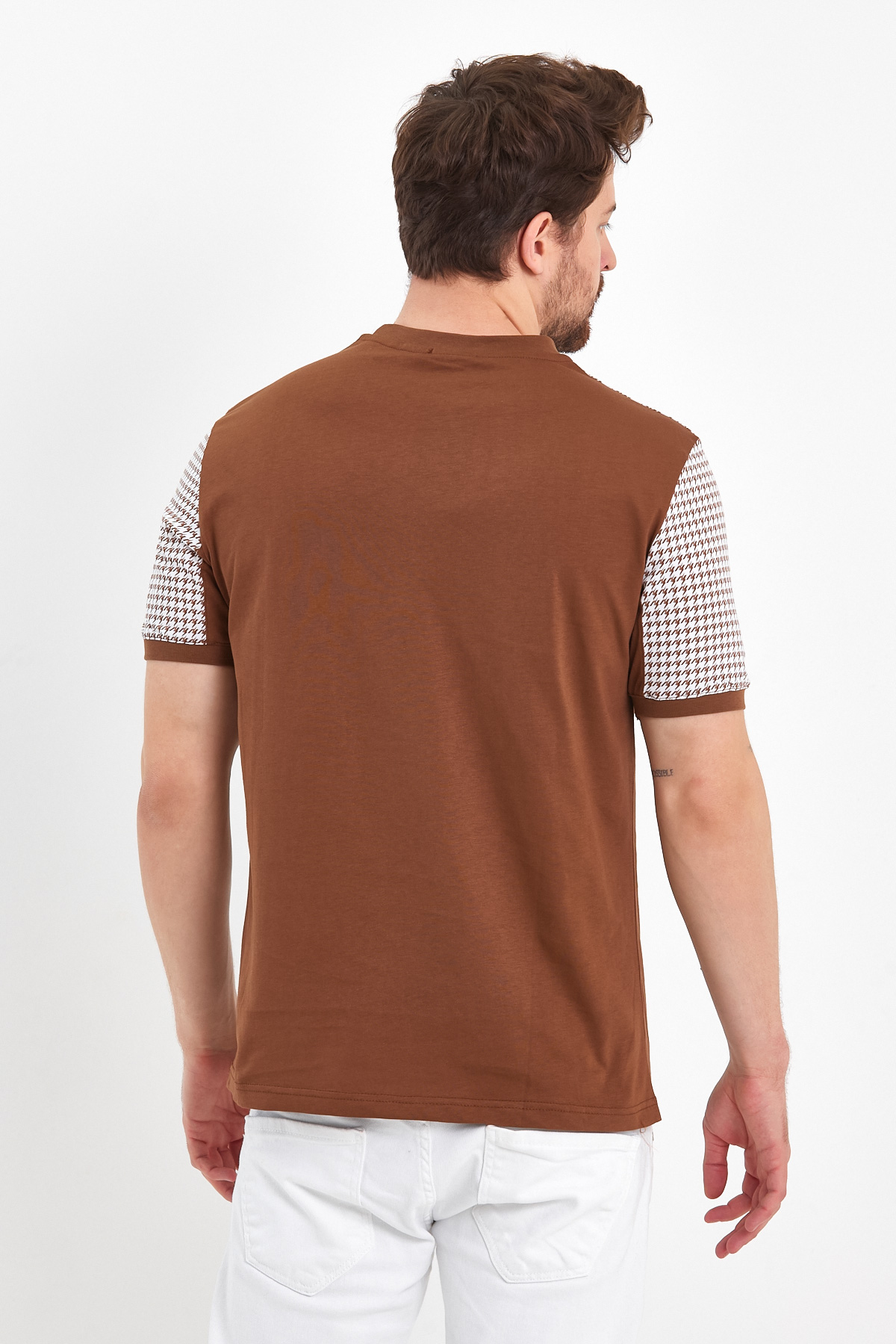 Футболка з принтом Trend Collection 6103 Коричневий (KAHVE RENGI) - Фото 1