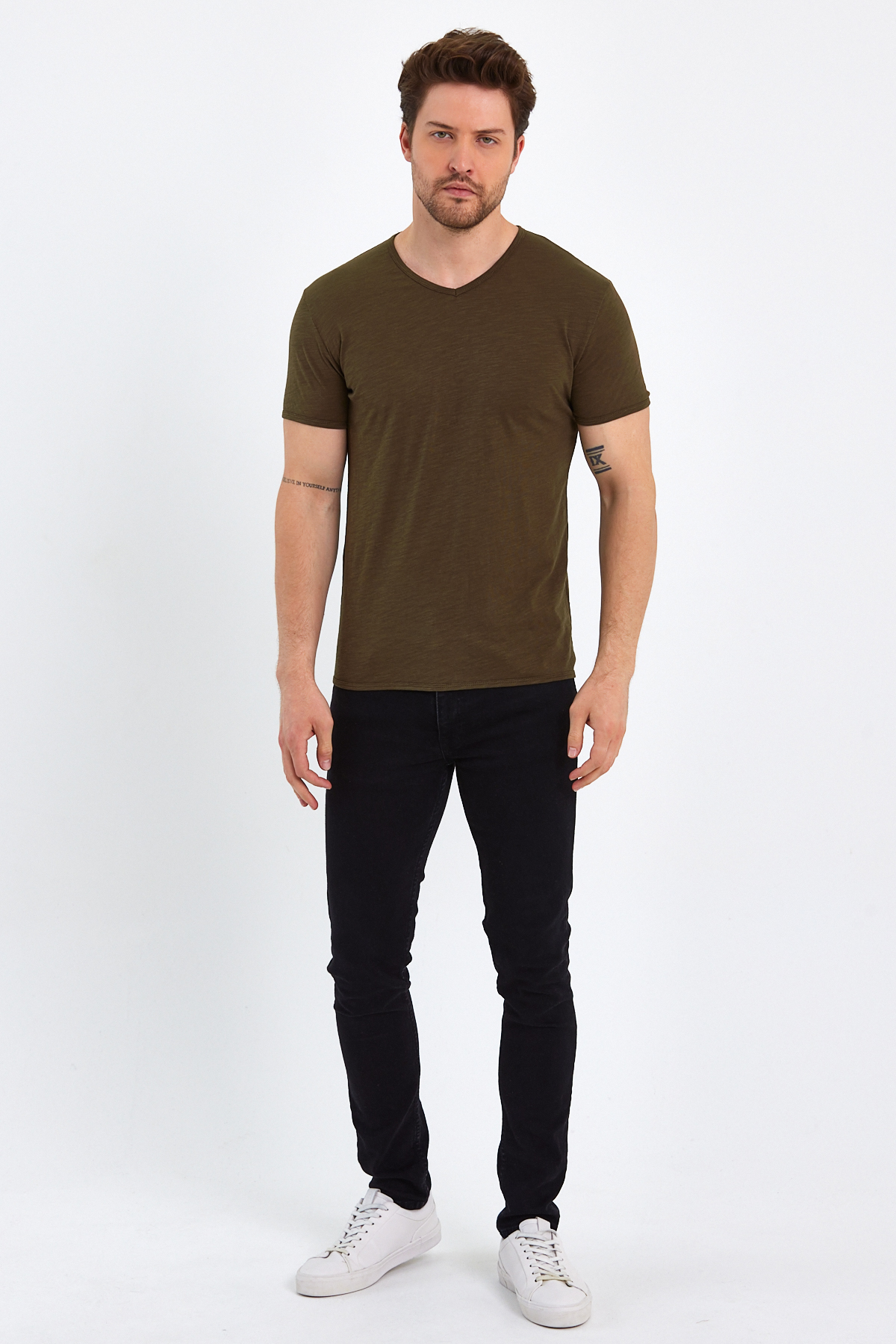 Футболка Trend Collection 037-3 темный хаки (DARK KHAKI) - Фото 4