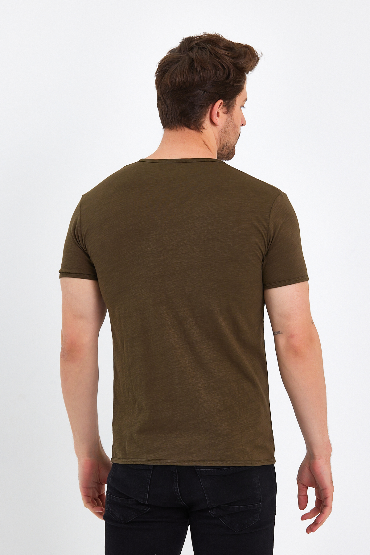 Футболка Trend Collection 037-3 темный хаки (DARK KHAKI) - Фото 5