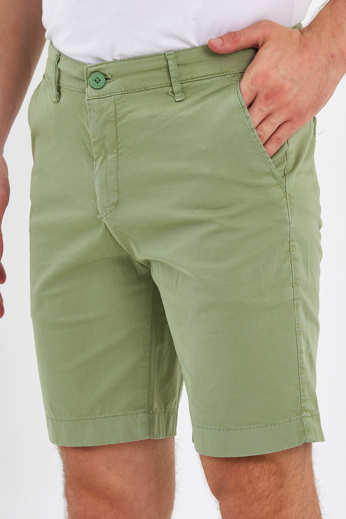 Шорти джинс Trend Collection 1013 Мятний (MINT) - Фото 2