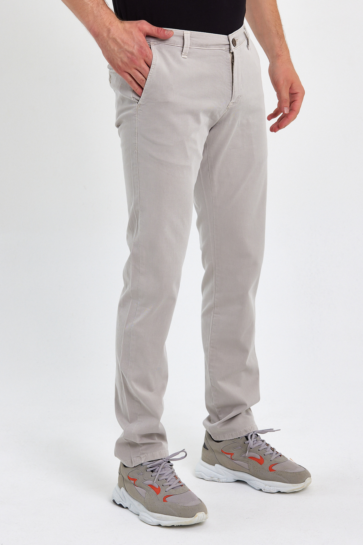 Брюки comfort fit Trend Collection 3453 серый (ICE) - Фото 3