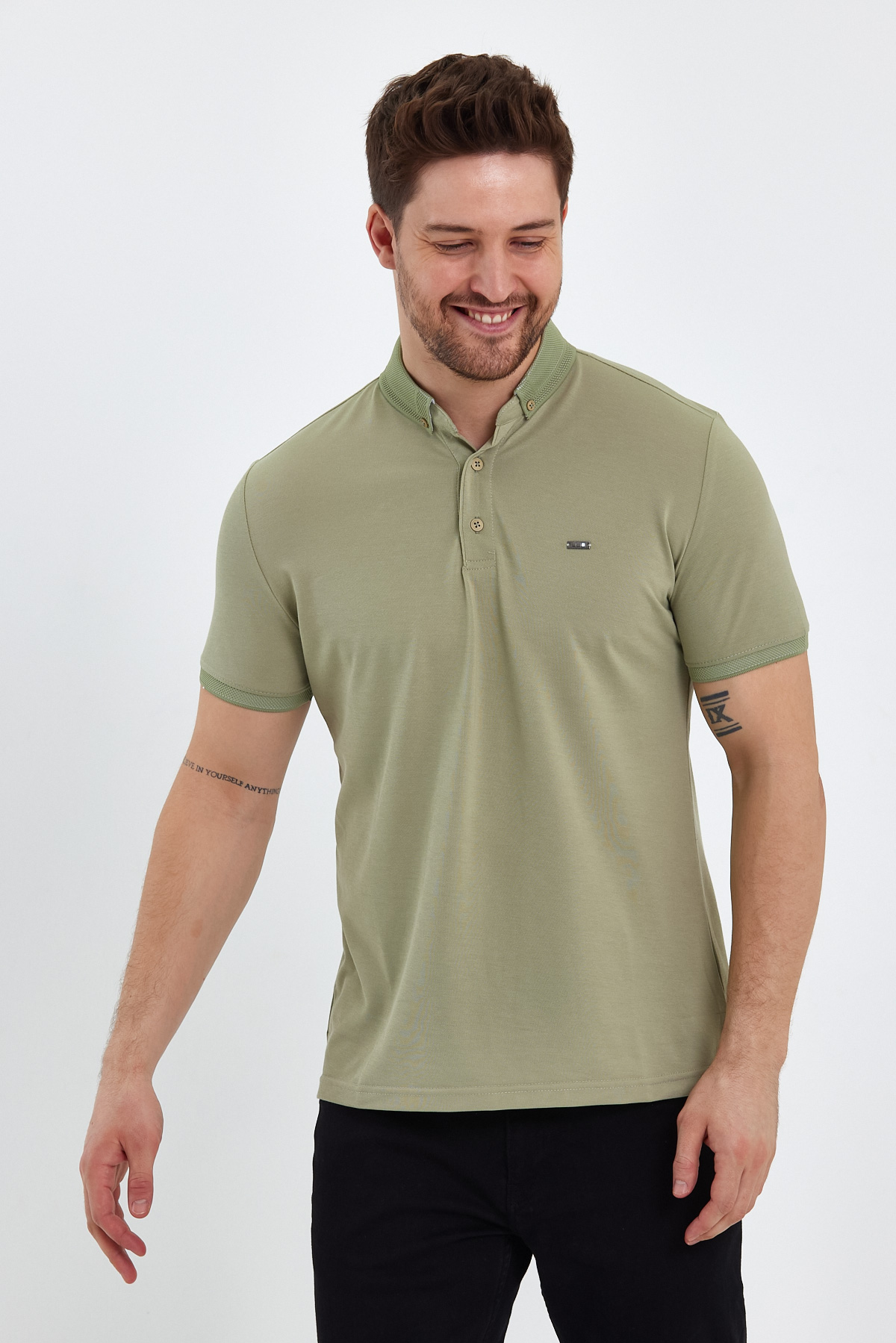 Футболка поло Trend Collection 22Y1172 Світло-зелений (S.YESIL) - Фото 1