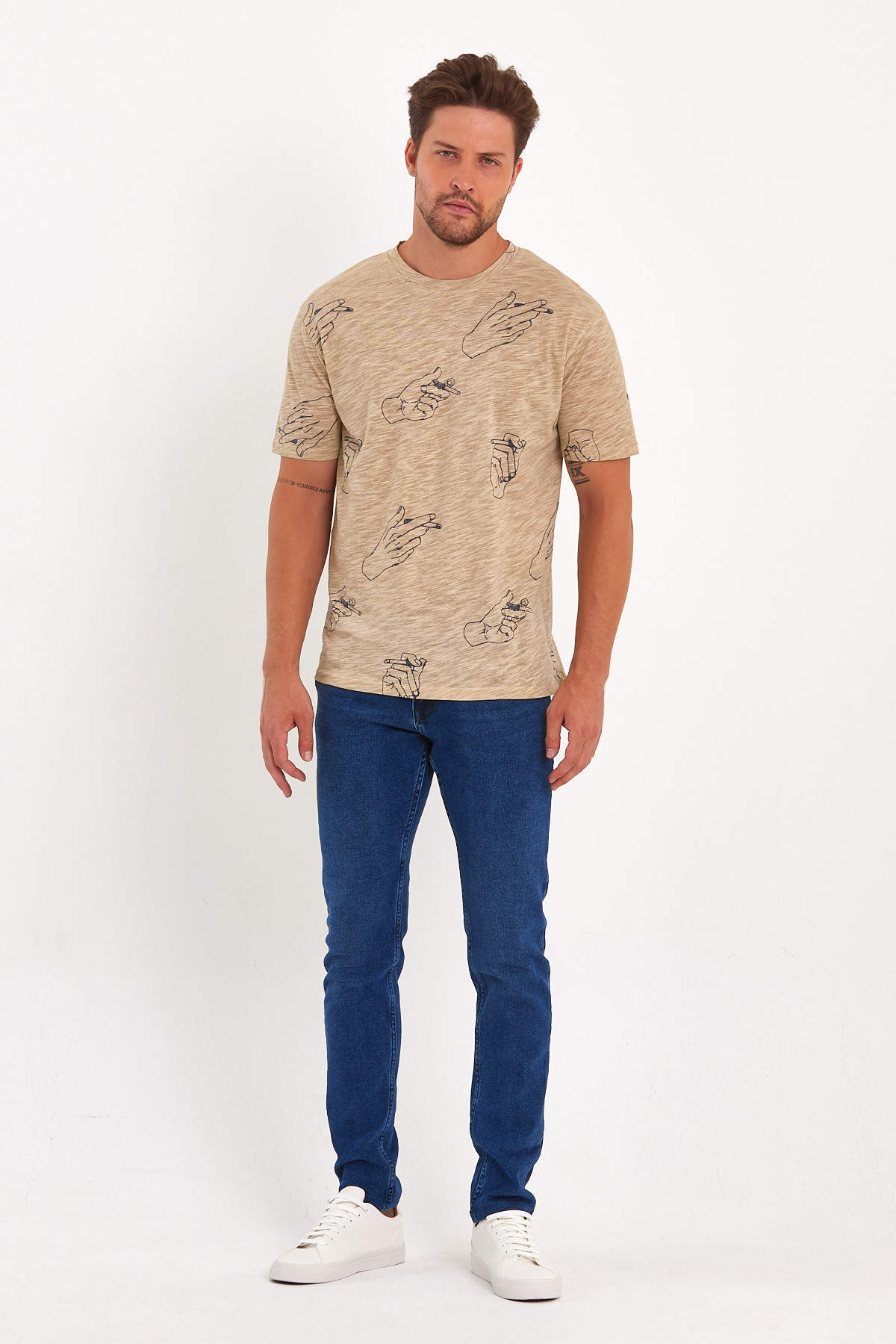 Футболка Trend Collection 2607 Кэмел (L.CAMEL) - Фото 