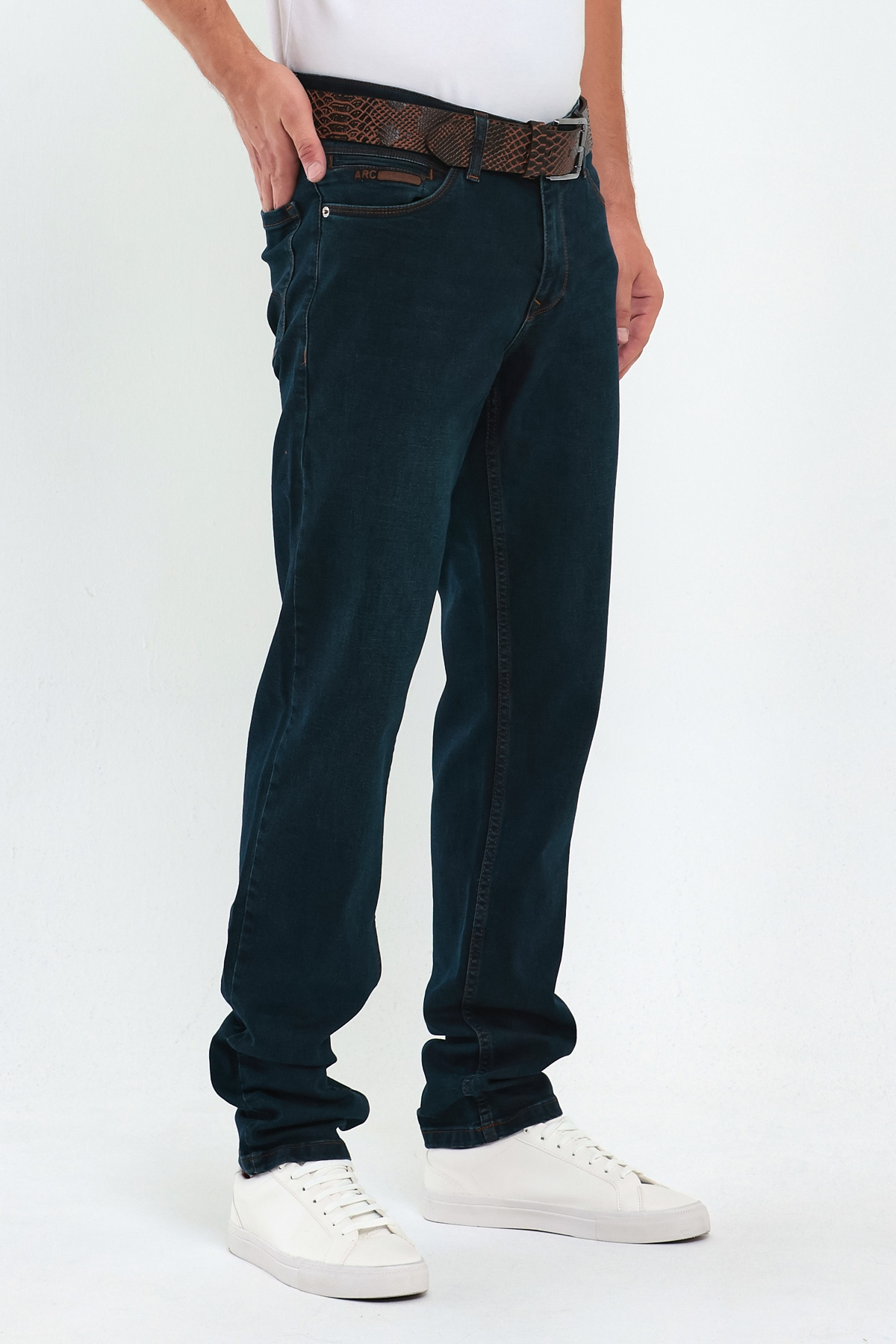 Джинсы slim fit Trend Collection 4338 Темно-синий (HAKI) - Фото 3