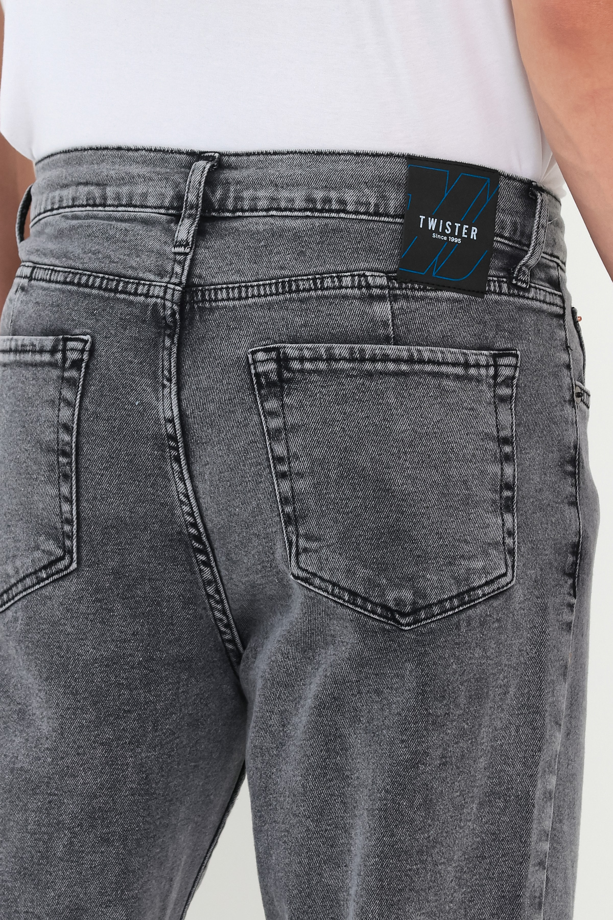 Джинси slim fit Trend Collection 669-05 Темно-сірий (DARK GREY) - Фото 6