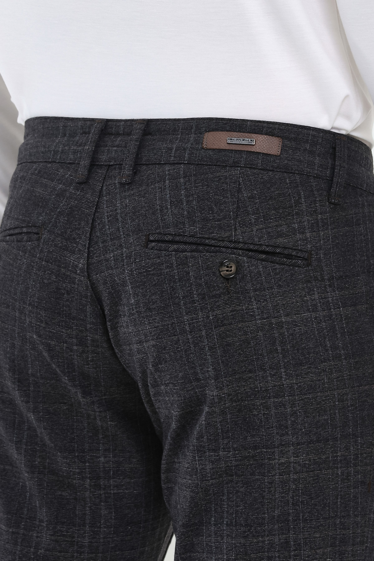 Брюки comfort fit Trend Collection 12333 серо-коричневый (LITE 01/2) - Фото 7