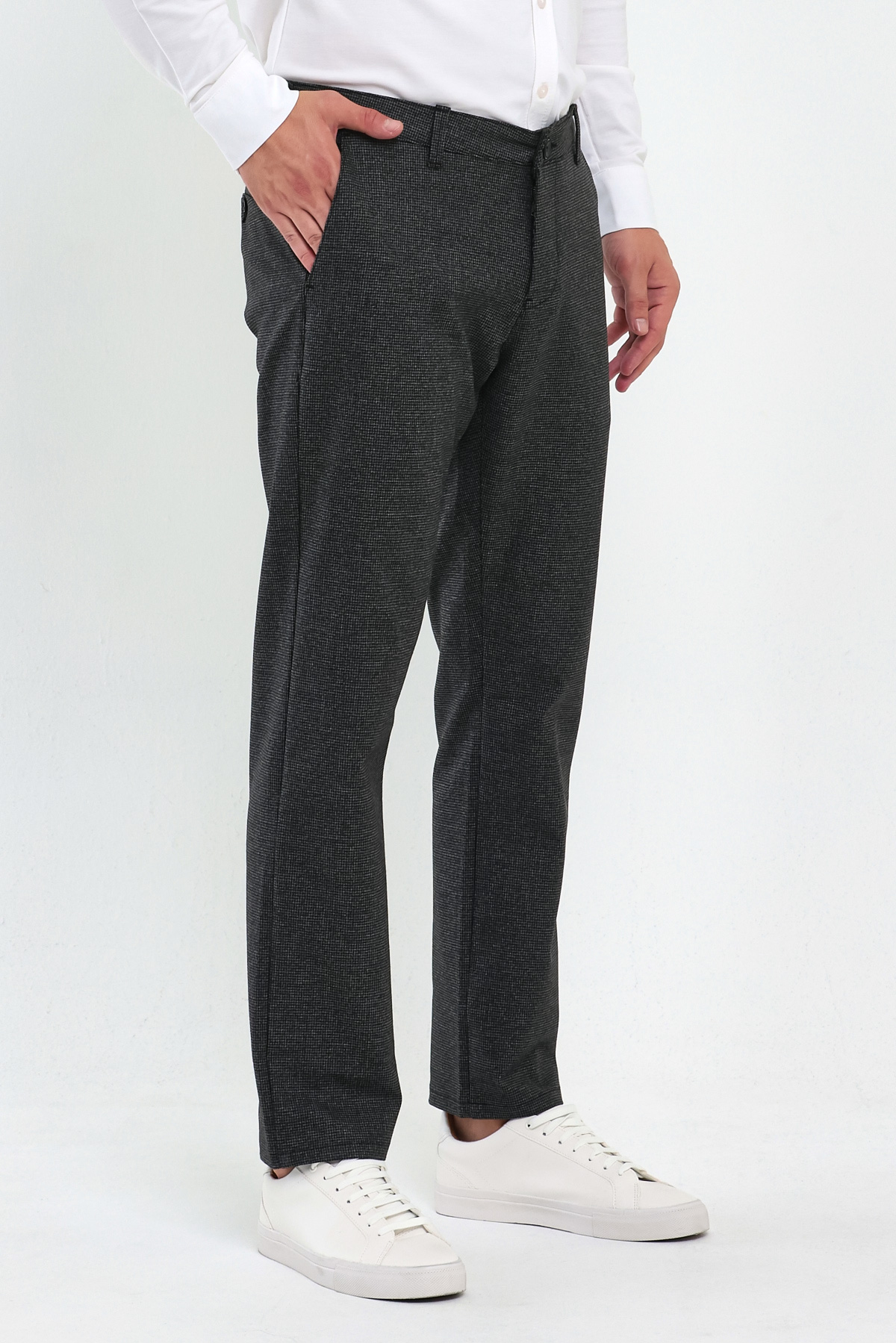 Штани comfort fit Trend Collection 13452 Чорно-сірий (LITE 10/6) - Фото 6