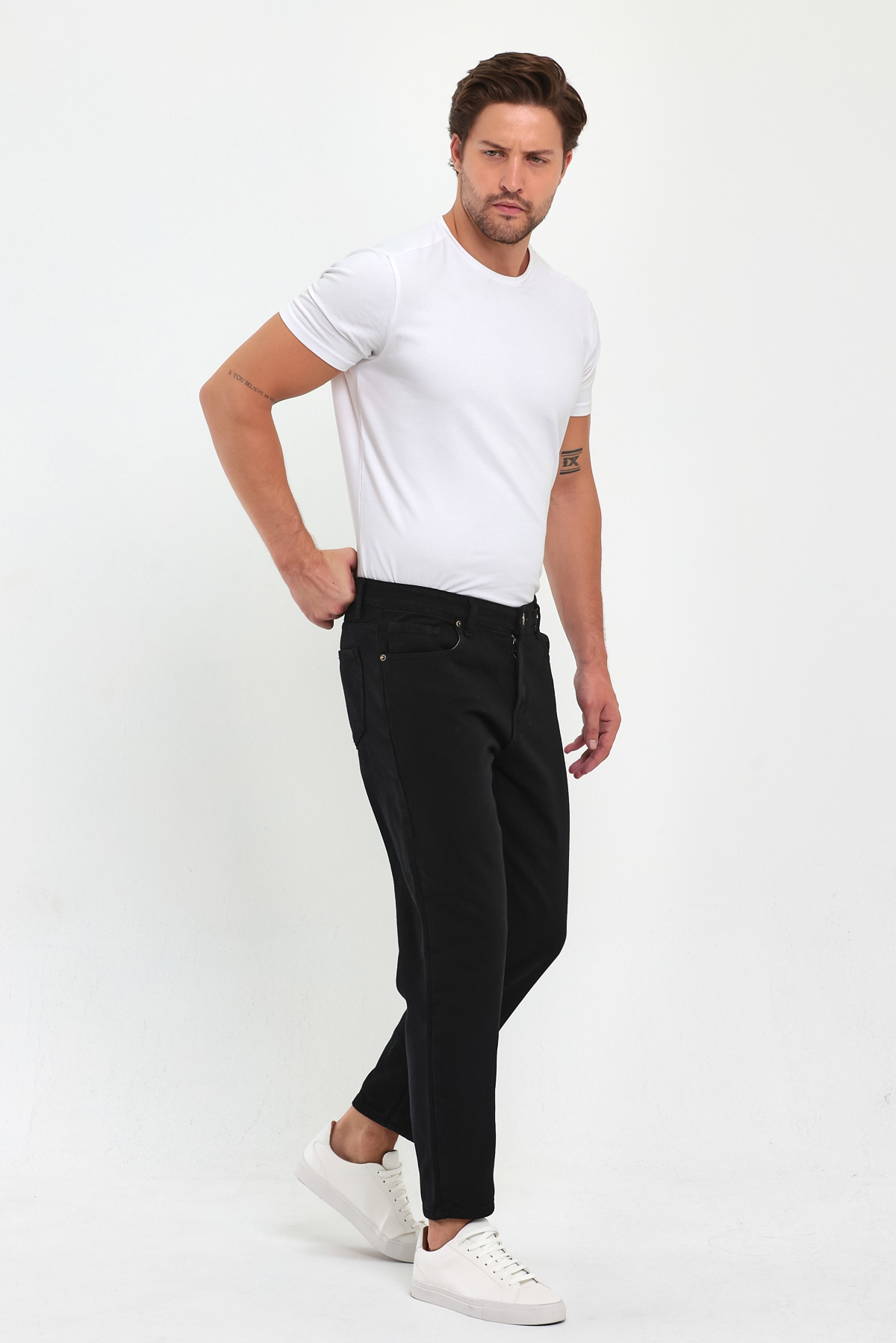 Джинси Trend Collection 19263 Чорний (SIYAH) MOM FIT - Фото 4