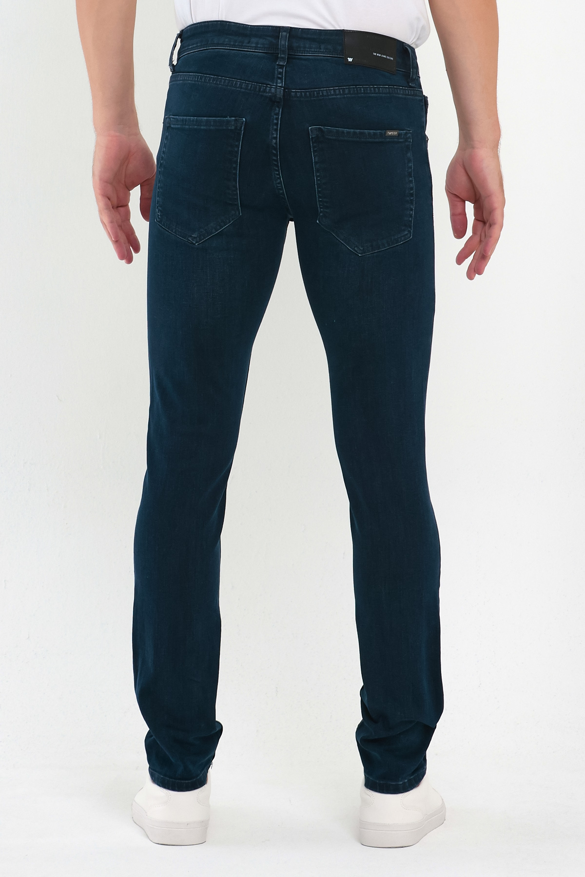 Джинсы slim fit Trend Collection 676-01 Темно-синий (BLUE BLACK) - Фото 6