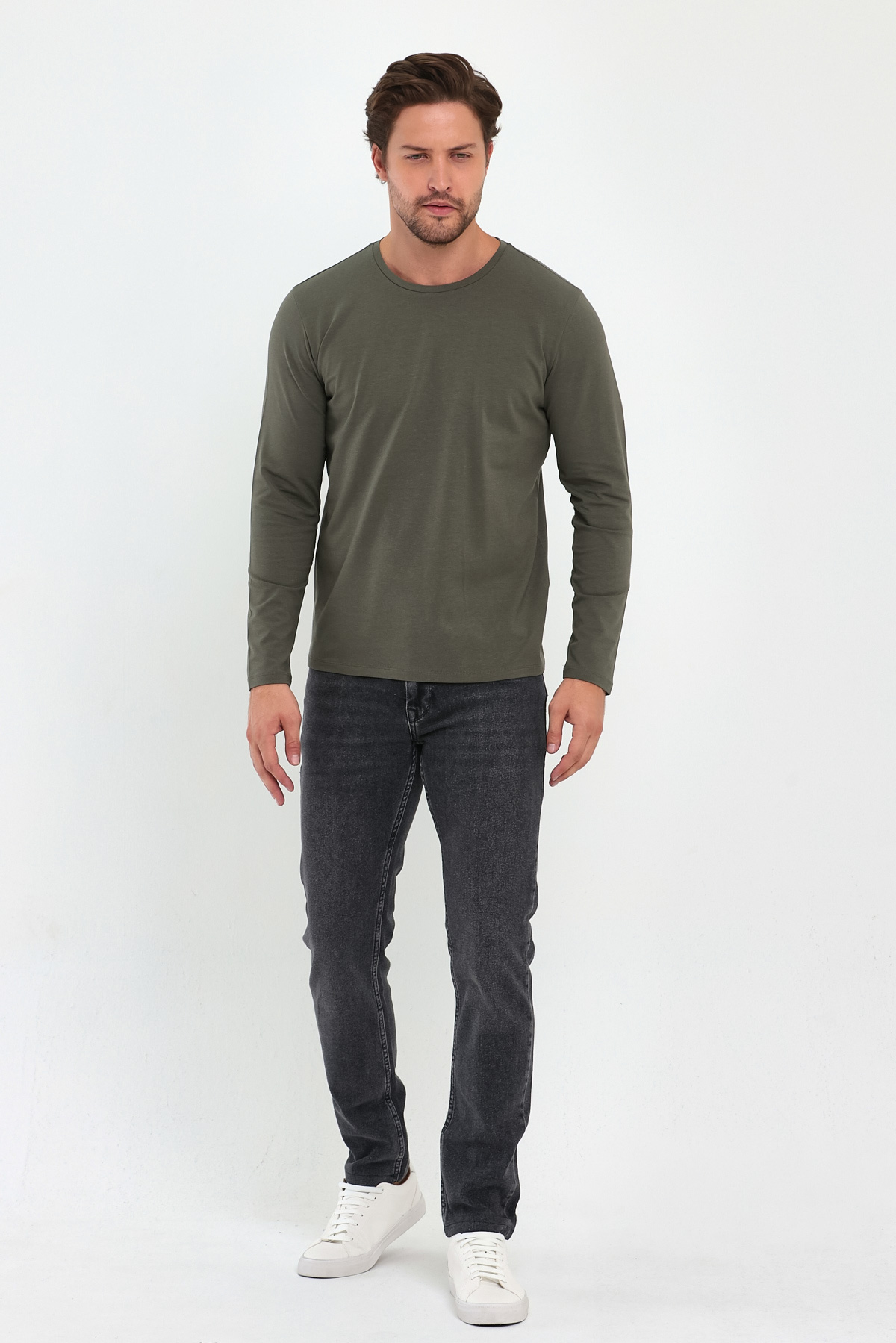 Лонгслив Trend Collection 29180 хаки (HAKI) - Фото 