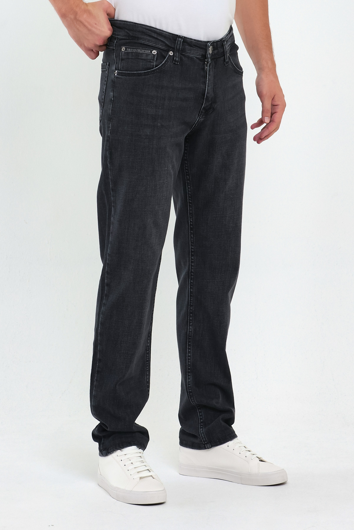 Джинси slim fit Trend Collection 13090 Сіро-чорний (GRI) - Фото 3