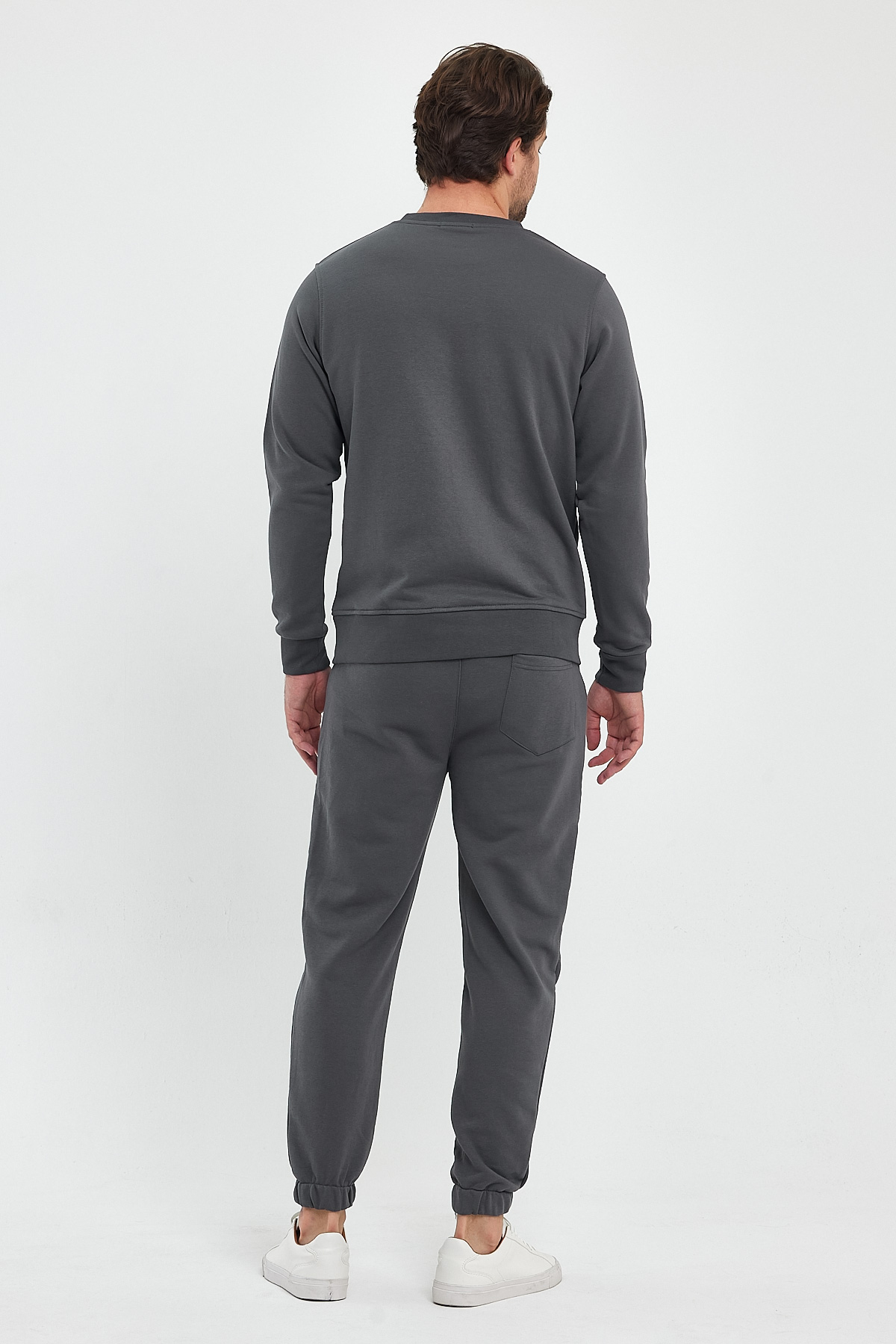 Спорт комплект Trend Collection: Свитшот 6049 Антрацит, Брюки 5424-1 Антрацит - Фото 3