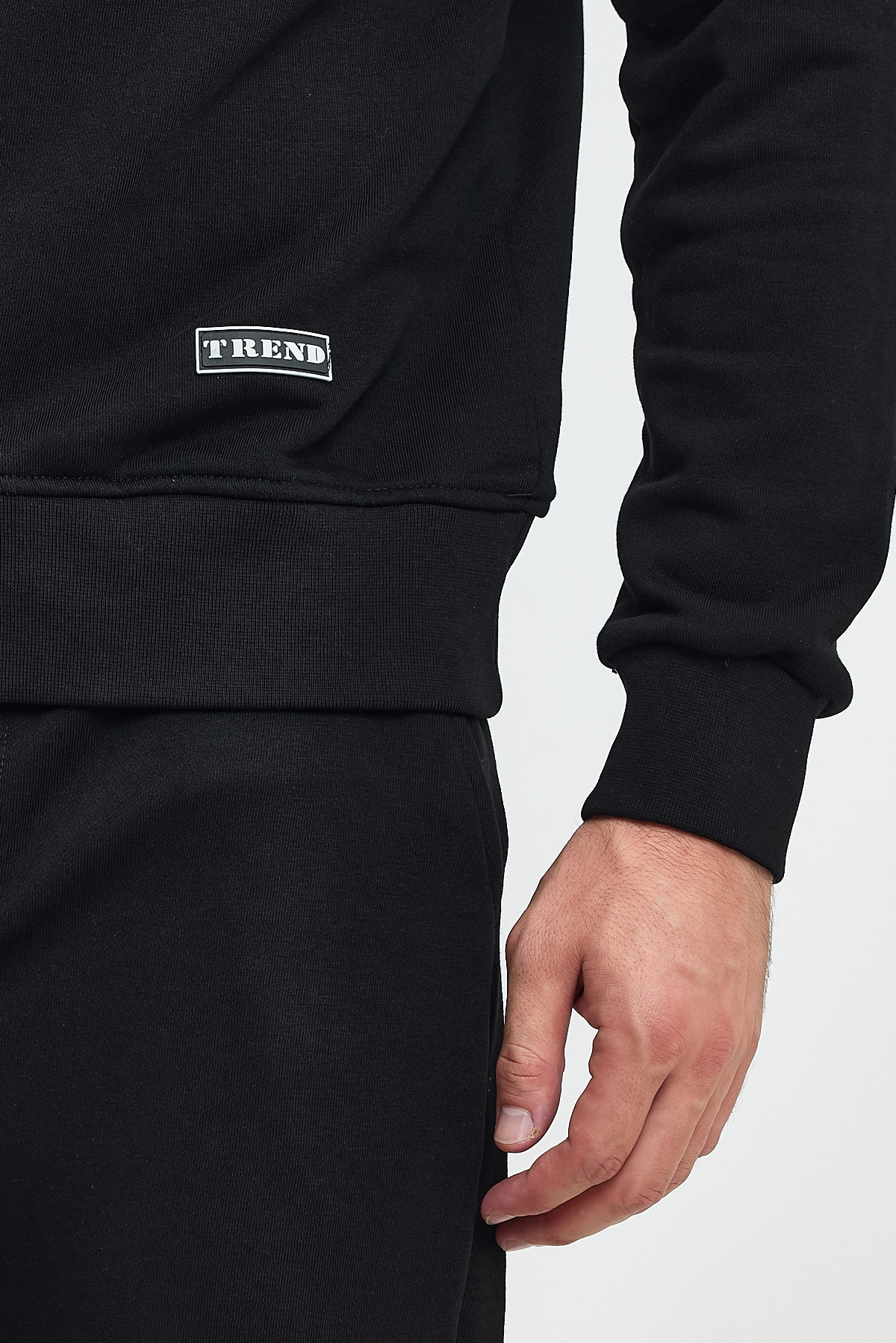 Спорт комплект Trend Collection: Худи 5335 Черный, Брюки 5424-1 Черный - Фото 3