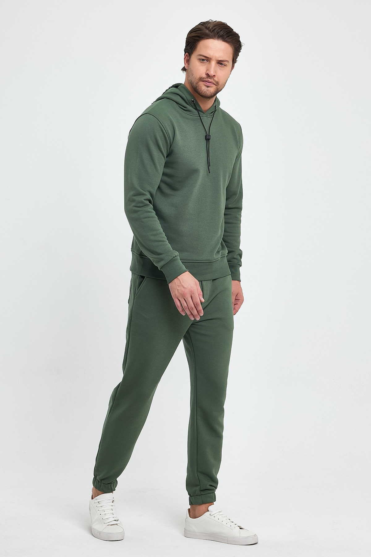 Спорт комплект Trend Collection: Худи 5335 Хаки, Брюки 5424-1 Хаки - Фото 1