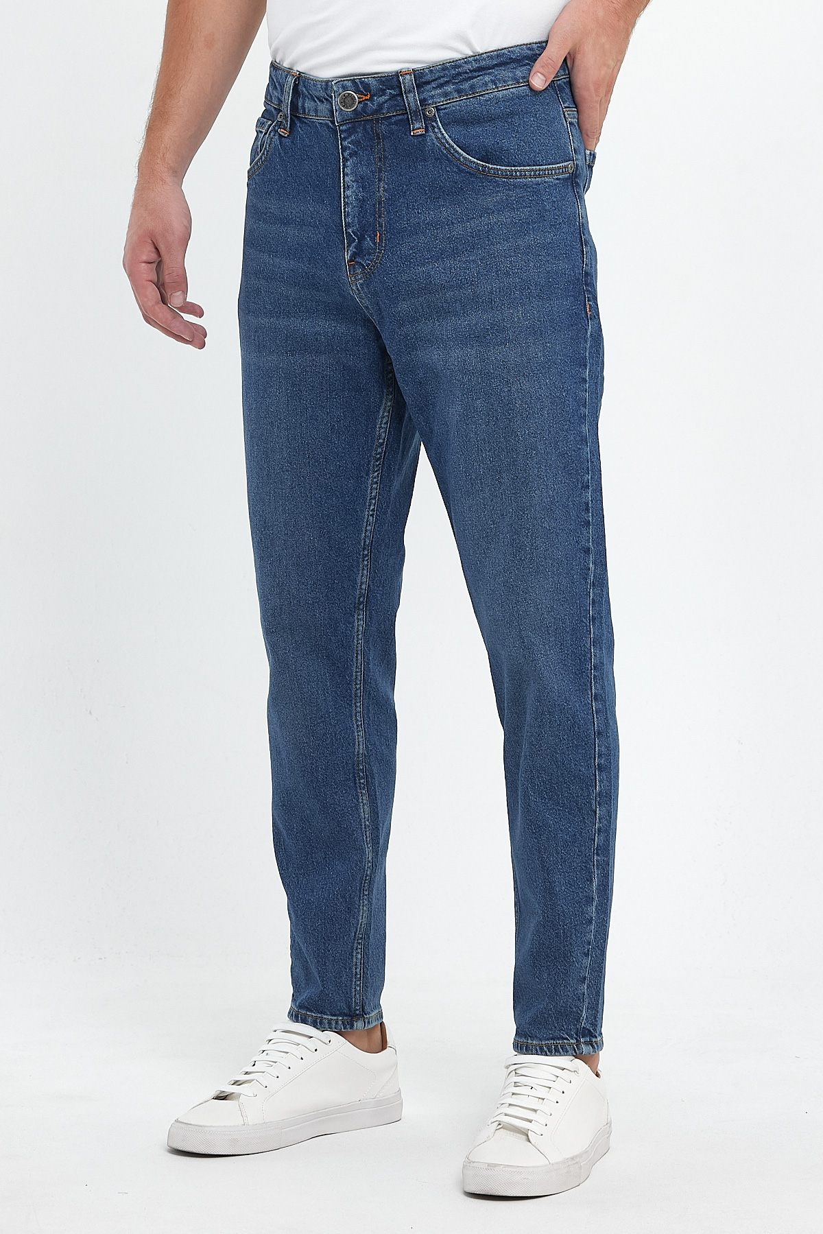 Джинси мом Trend Collection 3003-1 Синій (BLUE) - Фото 2