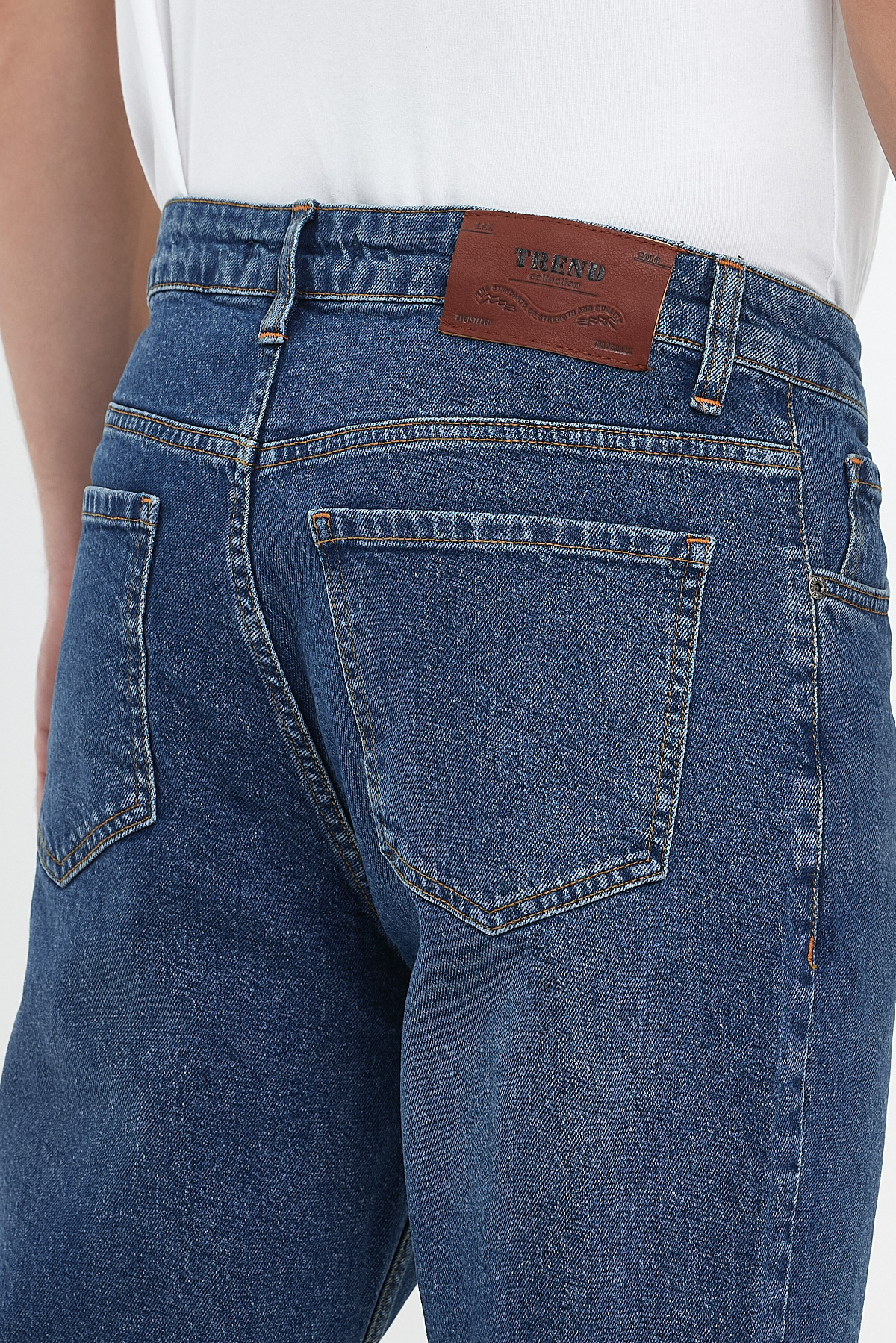 Джинси мом Trend Collection 3003-1 Синій (BLUE) - Фото 8