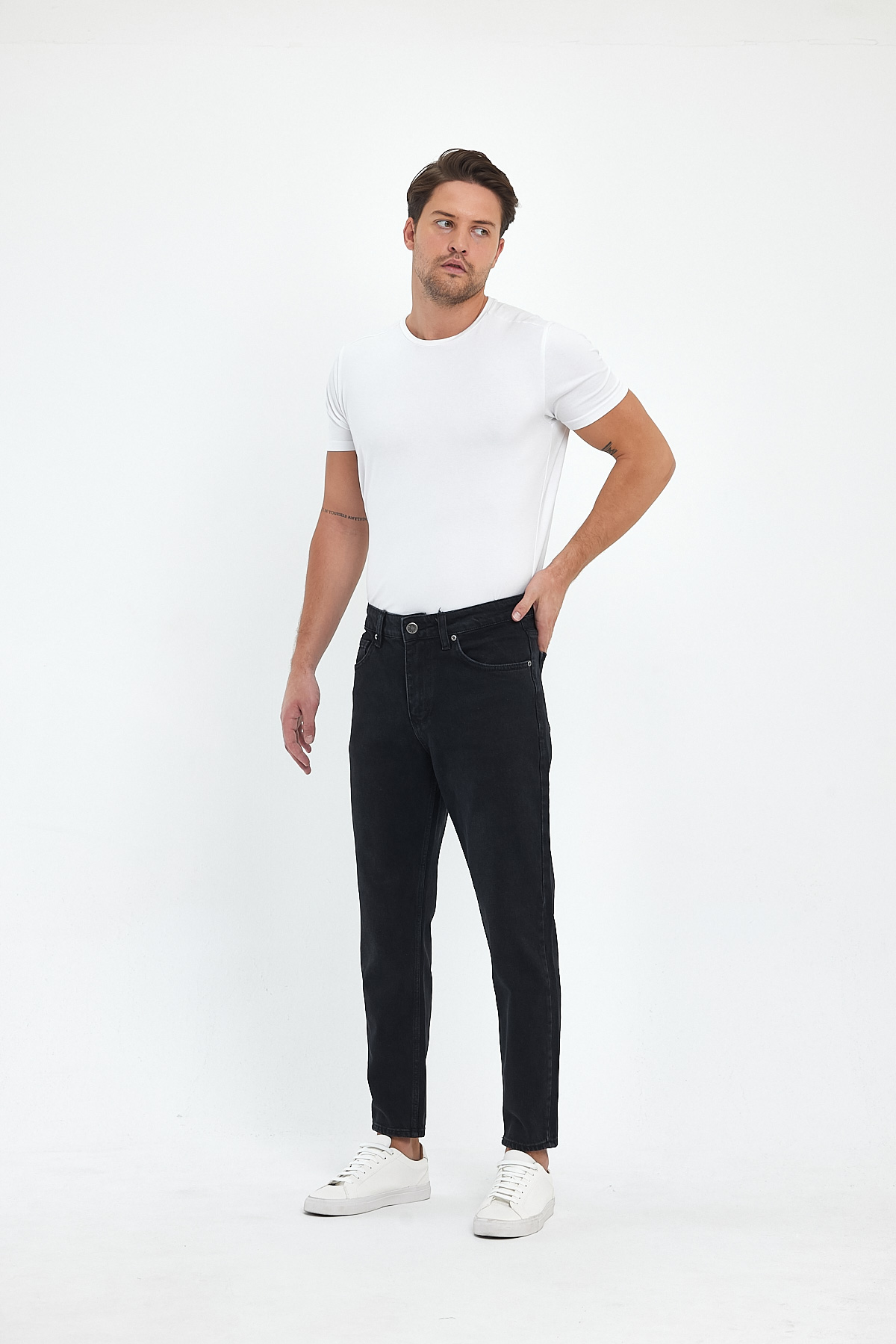 Джинси мом Trend Collection 3003-1 Чорний (SIYAH) - Фото 