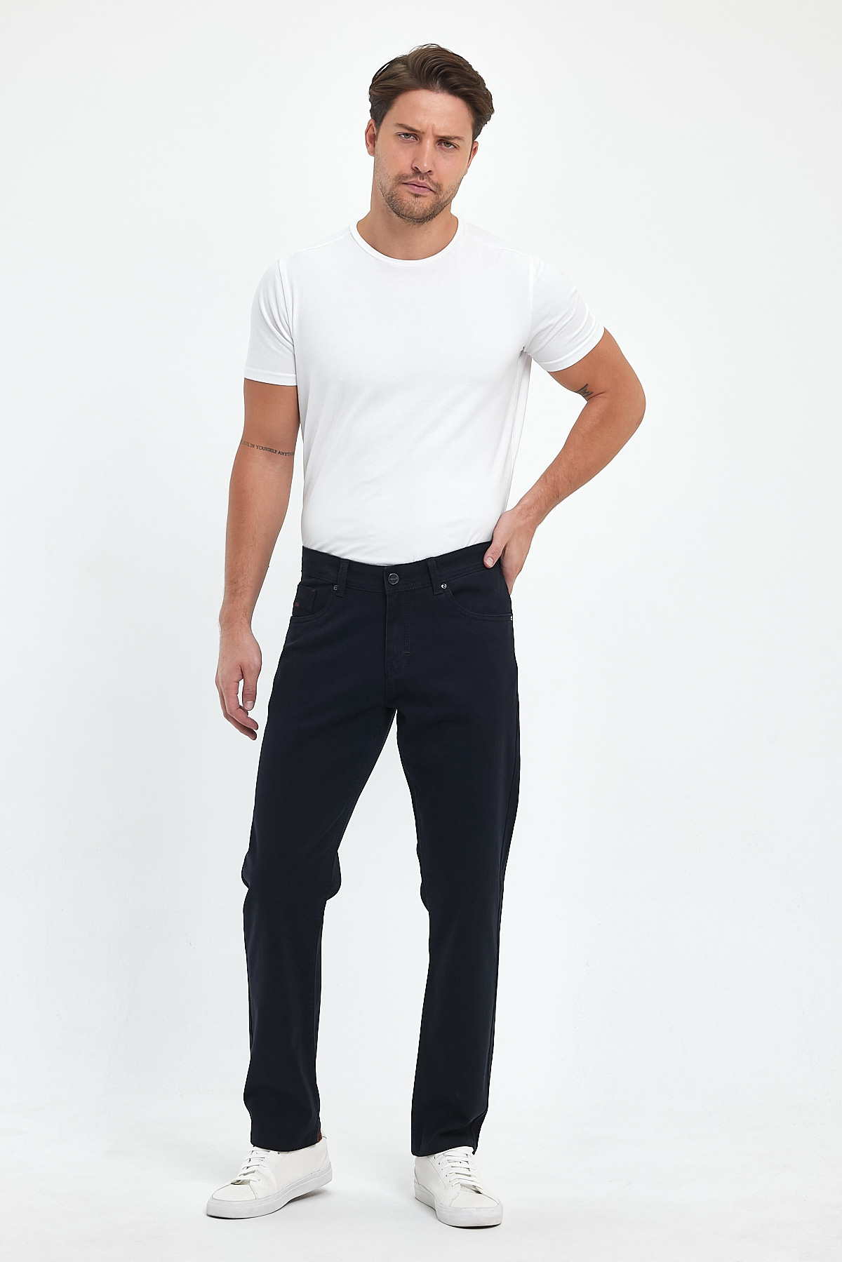 Штани comfort fit Trend Collection 3817 Темно-синій (NOA K.LAC) - Фото 