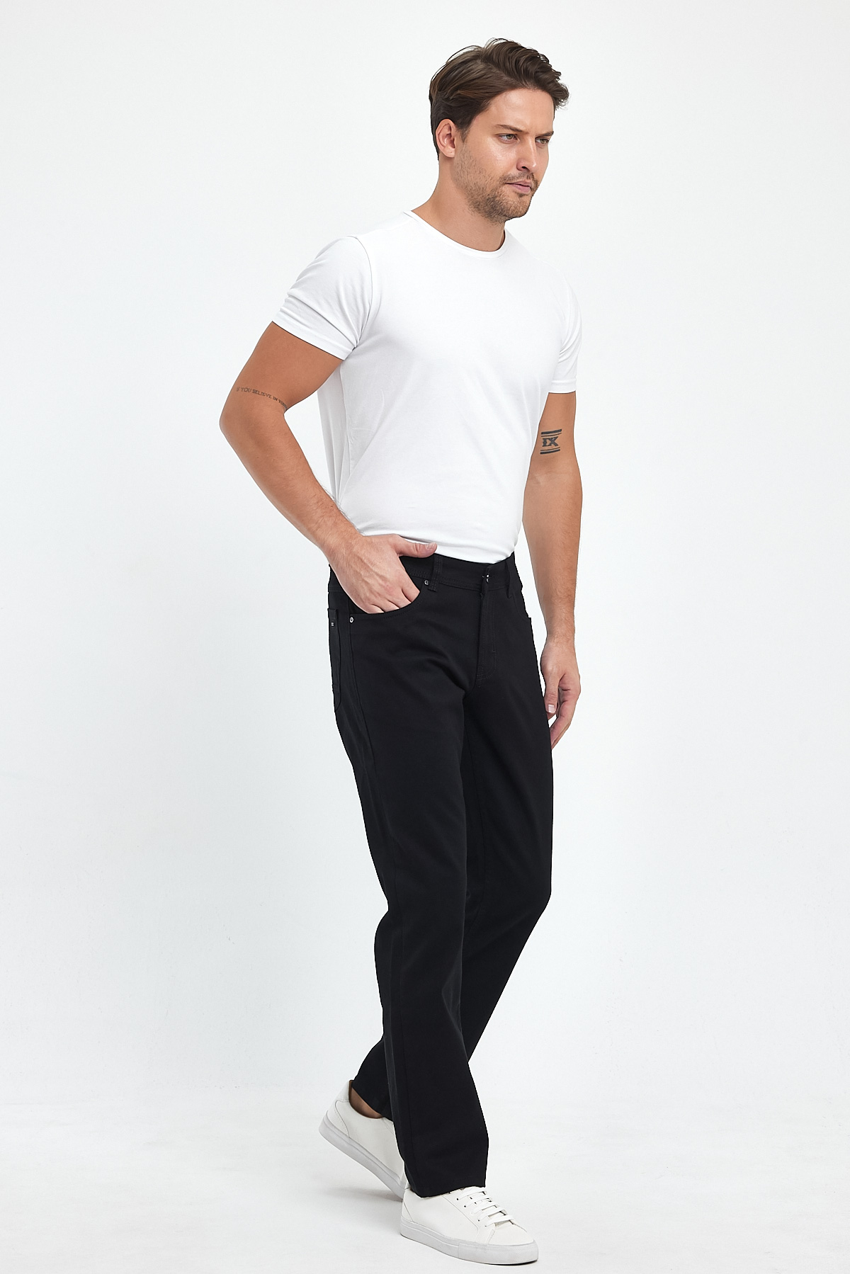 Штани comfort fit Trend Collection 3817 Чорний (NOA BLC) - Фото 2