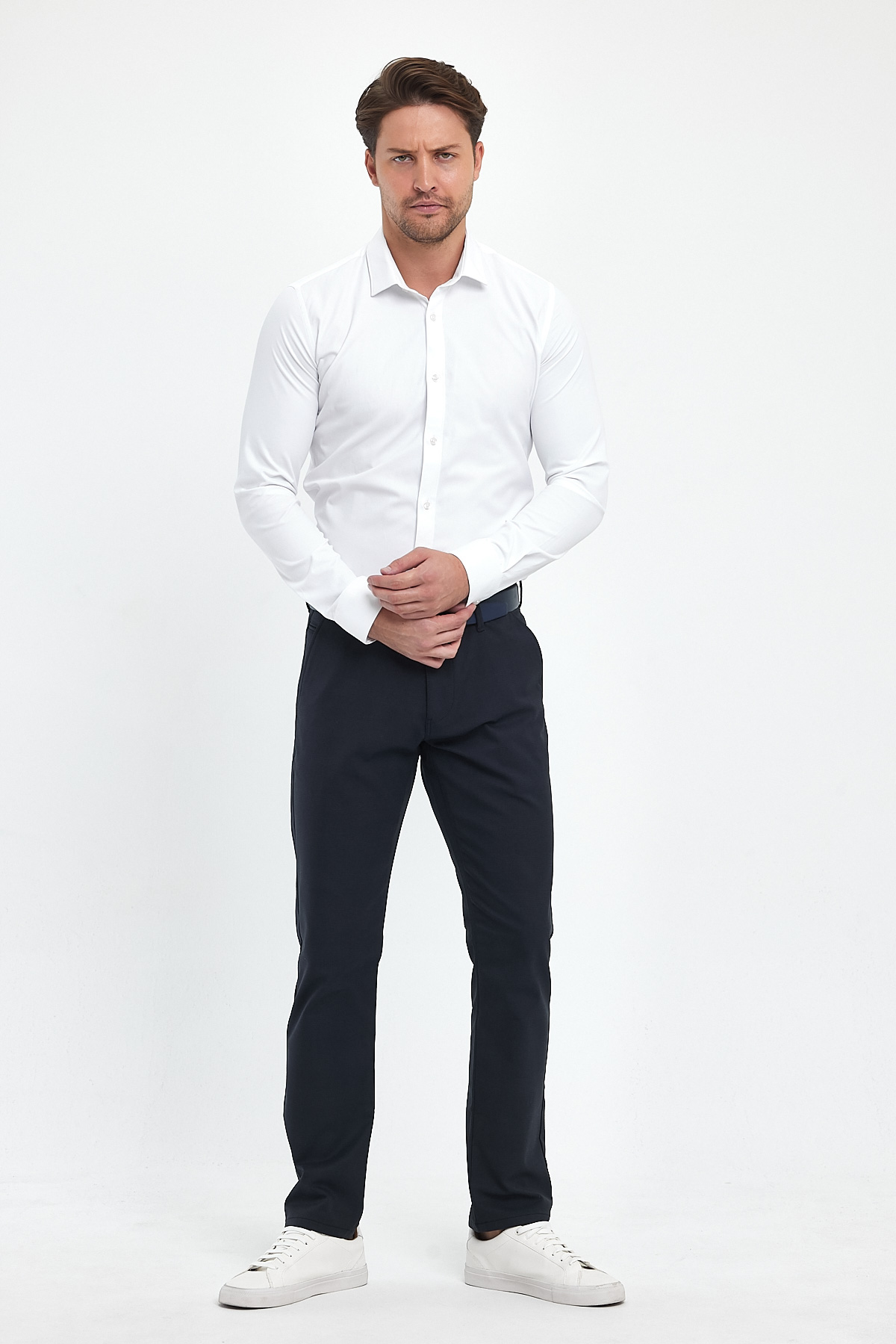 Брюки comfort fit Trend Collection 3838 синий (MS 61/13) - Фото 