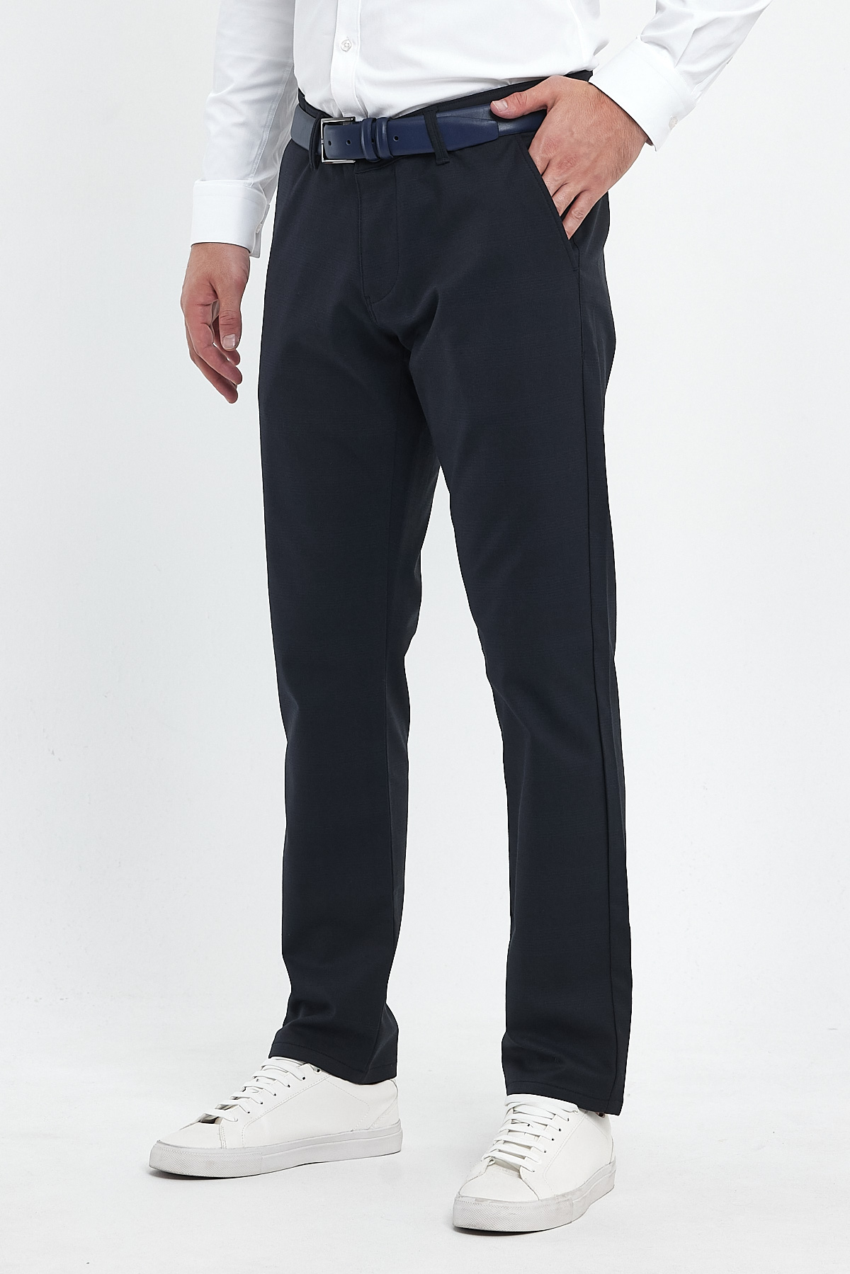 Брюки comfort fit Trend Collection 3838 синий (MS 61/13) - Фото 2
