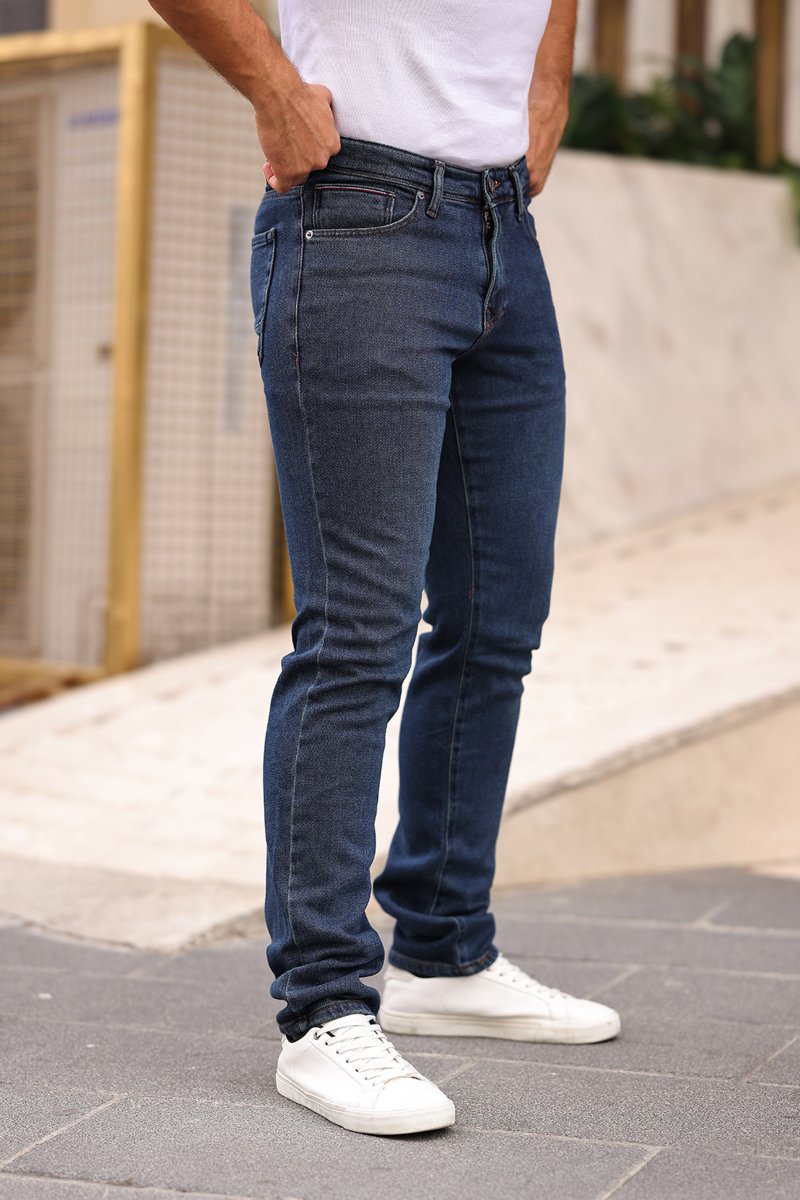 Джинсы slim fit Trend Collection 13093 синий (KAHVE) - Фото 8
