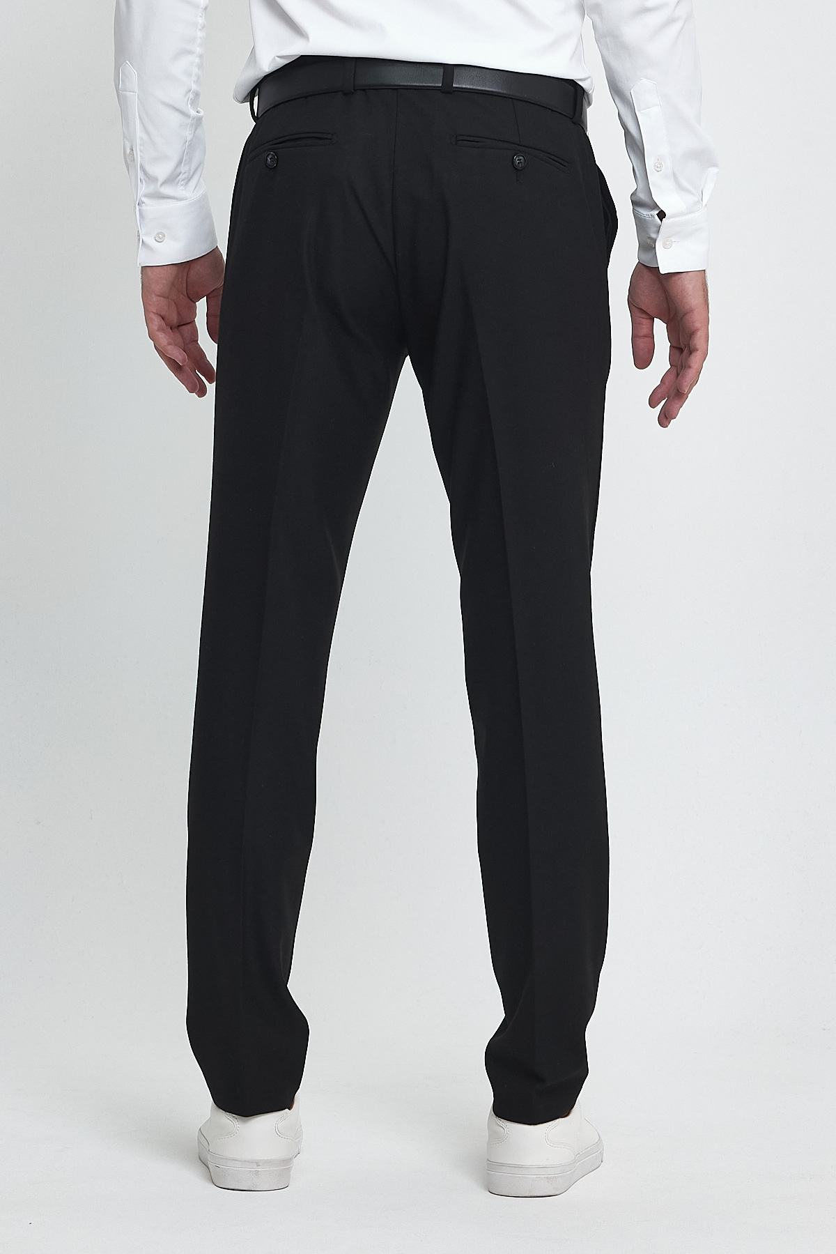 Штани slim fit Trend Collection 002 Чорний (COL. 2) - Фото 3