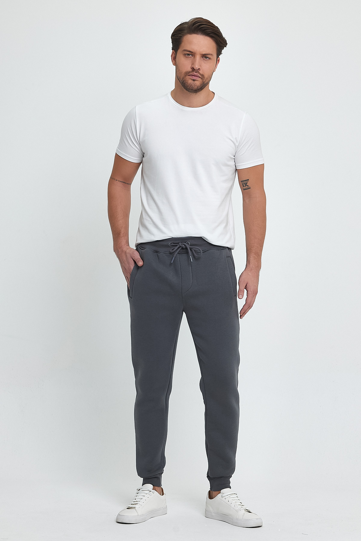 Спорт штани фліс Trend Collection 5525 Антрацит (FUME) - Фото 