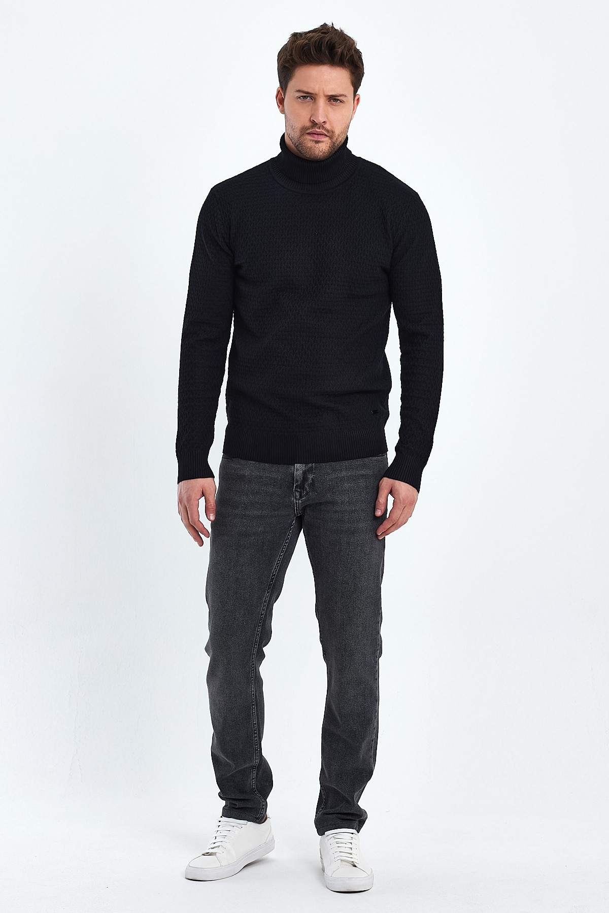 Гольф casual Trend Collection 1052 черный (802) - Фото 