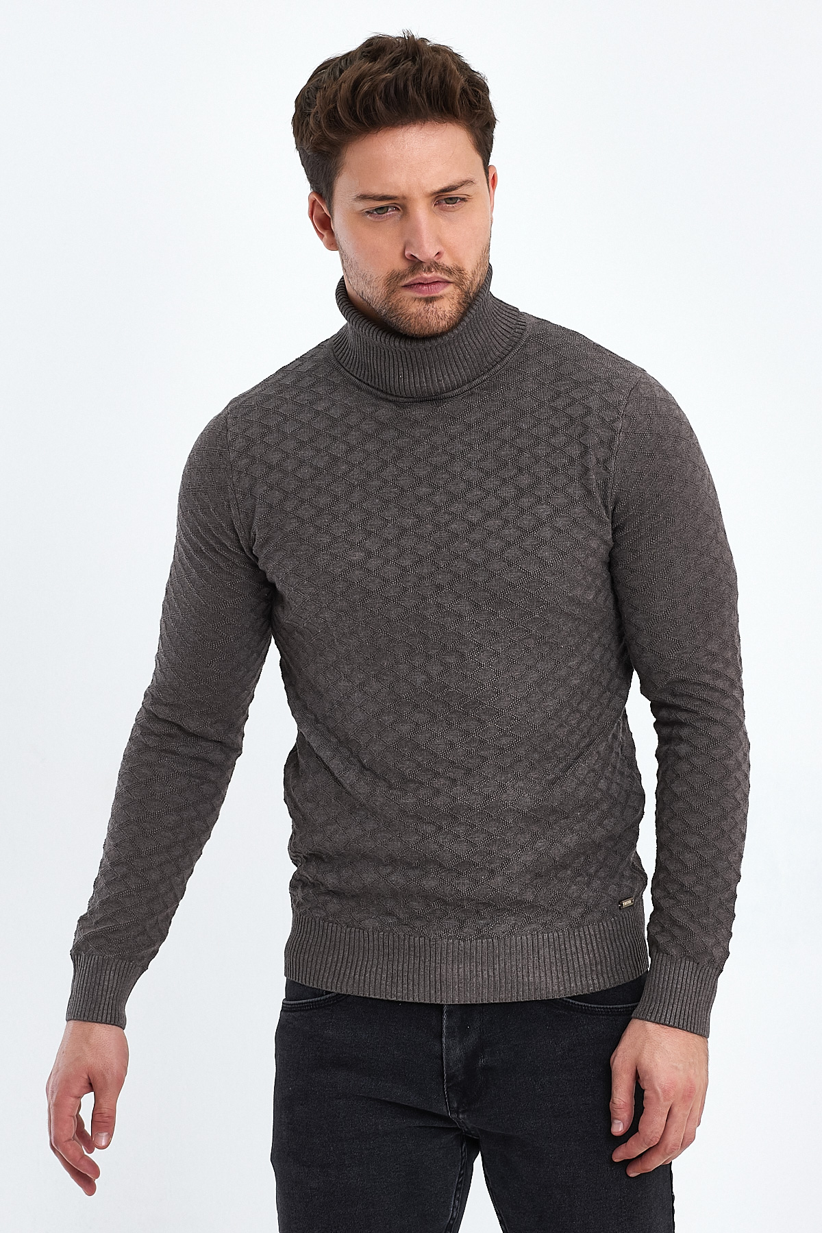 Гольф casual Trend Collection 22797 кофейный (COFFE) - Фото 6