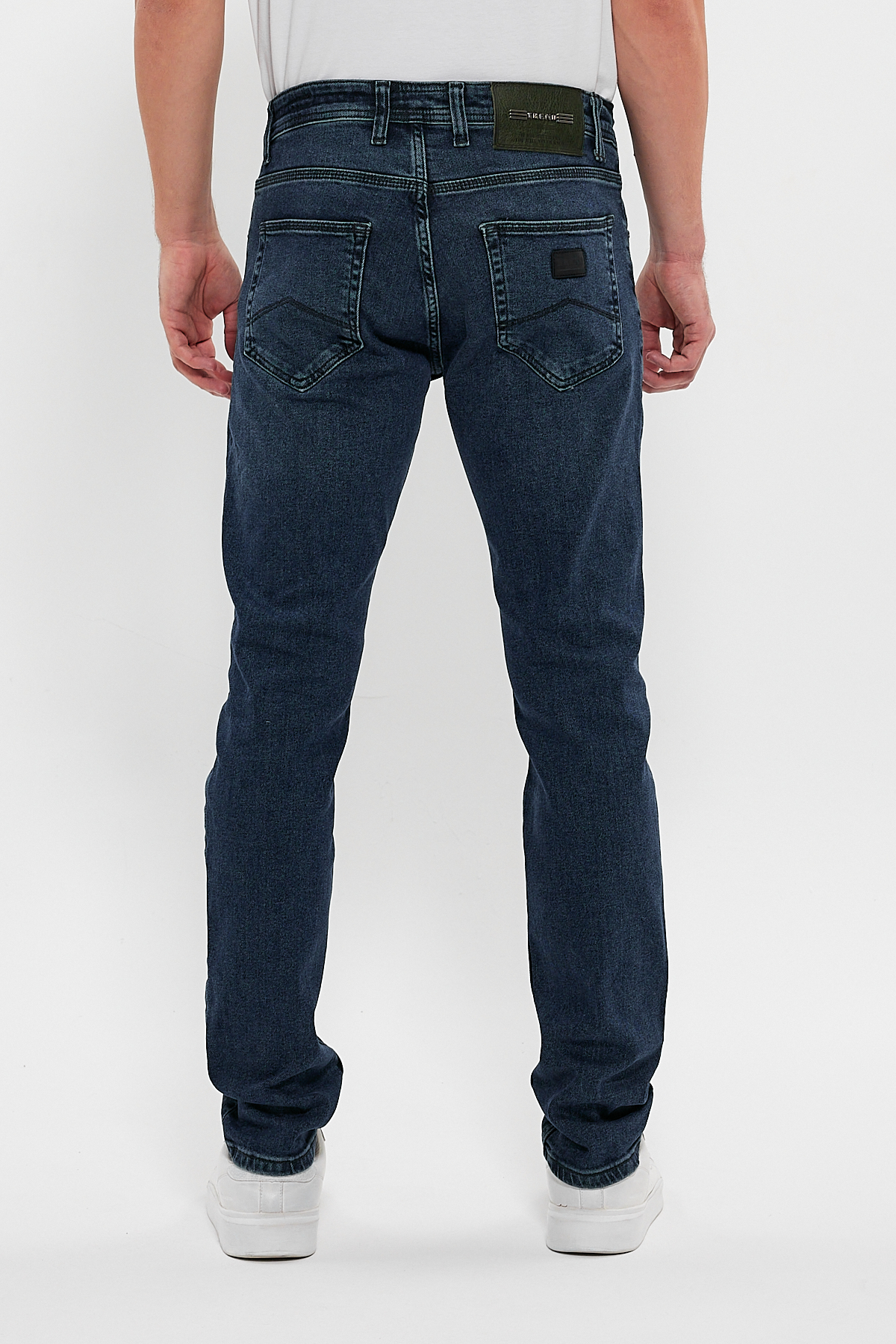 Джинси slim fit Trend Collection 13134 Синьо-зелений (HAKI) - Фото 3