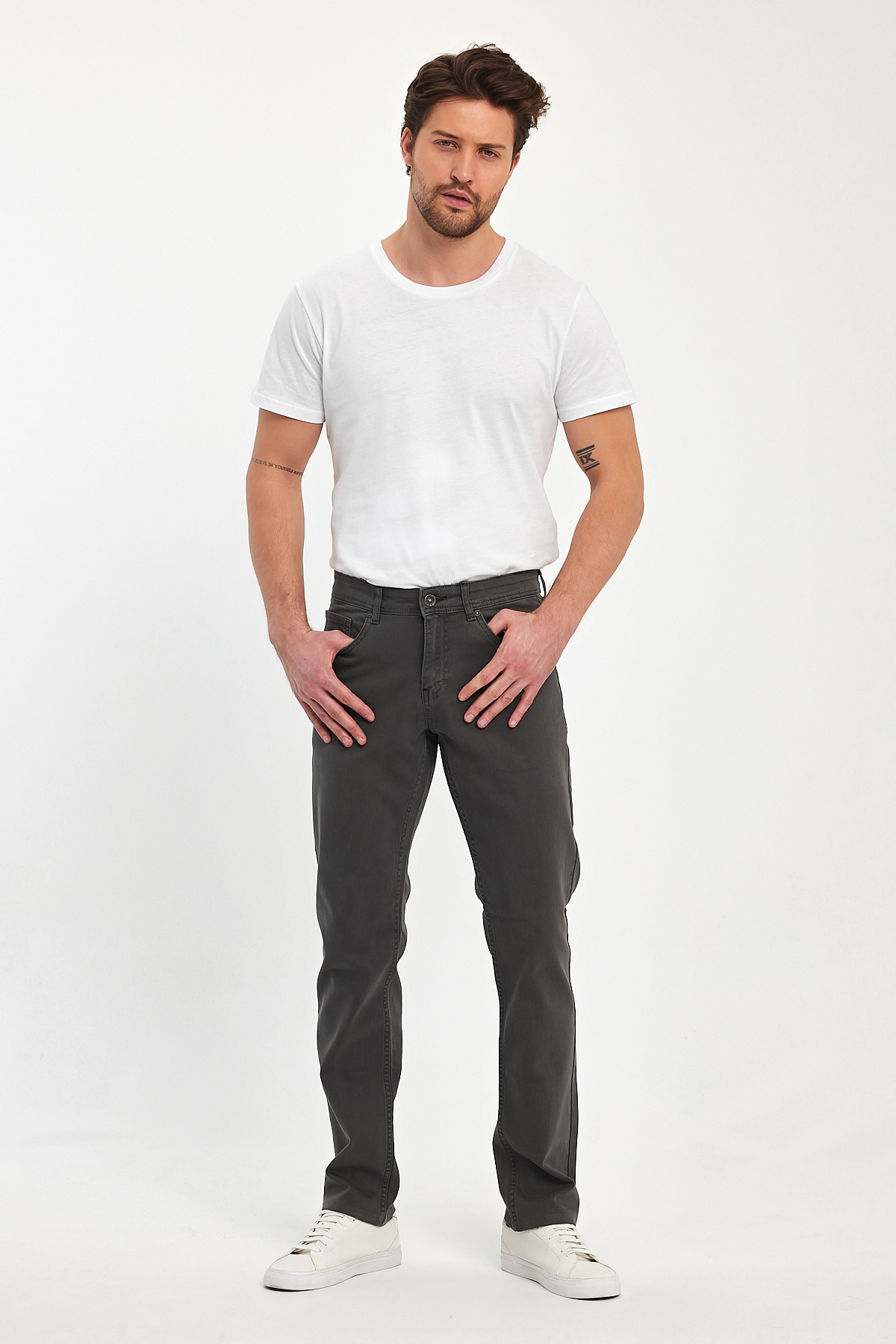 Джинси comfort fit Trend Collection 3701-1 Хакі (K.HAKI) - Фото 