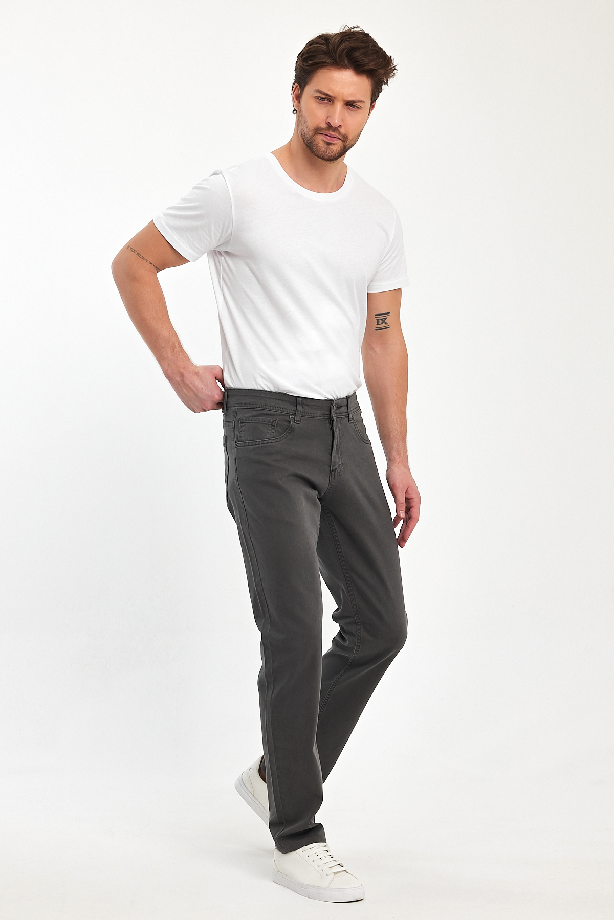 Джинси comfort fit Trend Collection 3701-1 Хакі (K.HAKI) - Фото 1