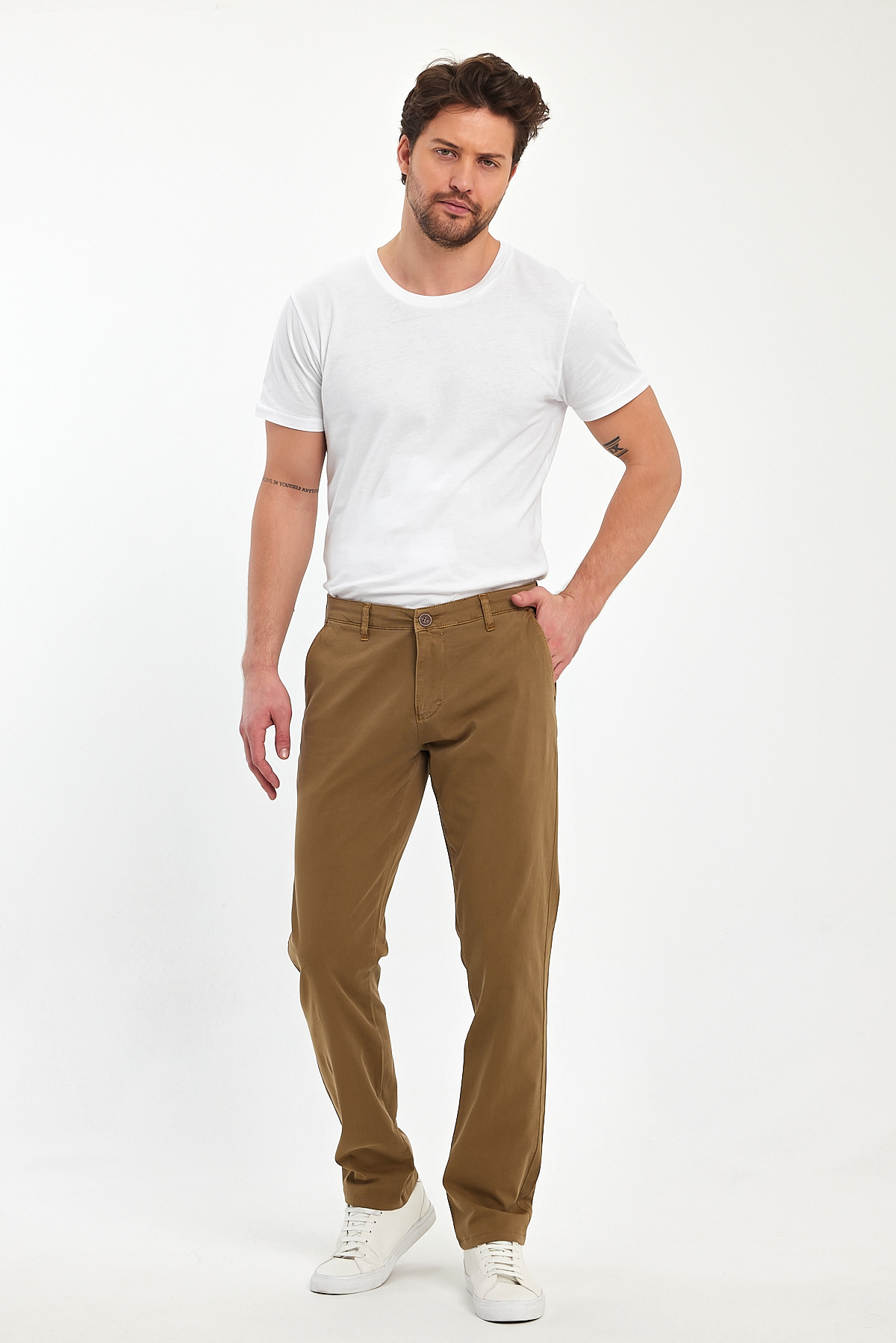 Штани comfort fit Trend Collection 4724 Кемел (EKOL. CAMEL) - Фото 