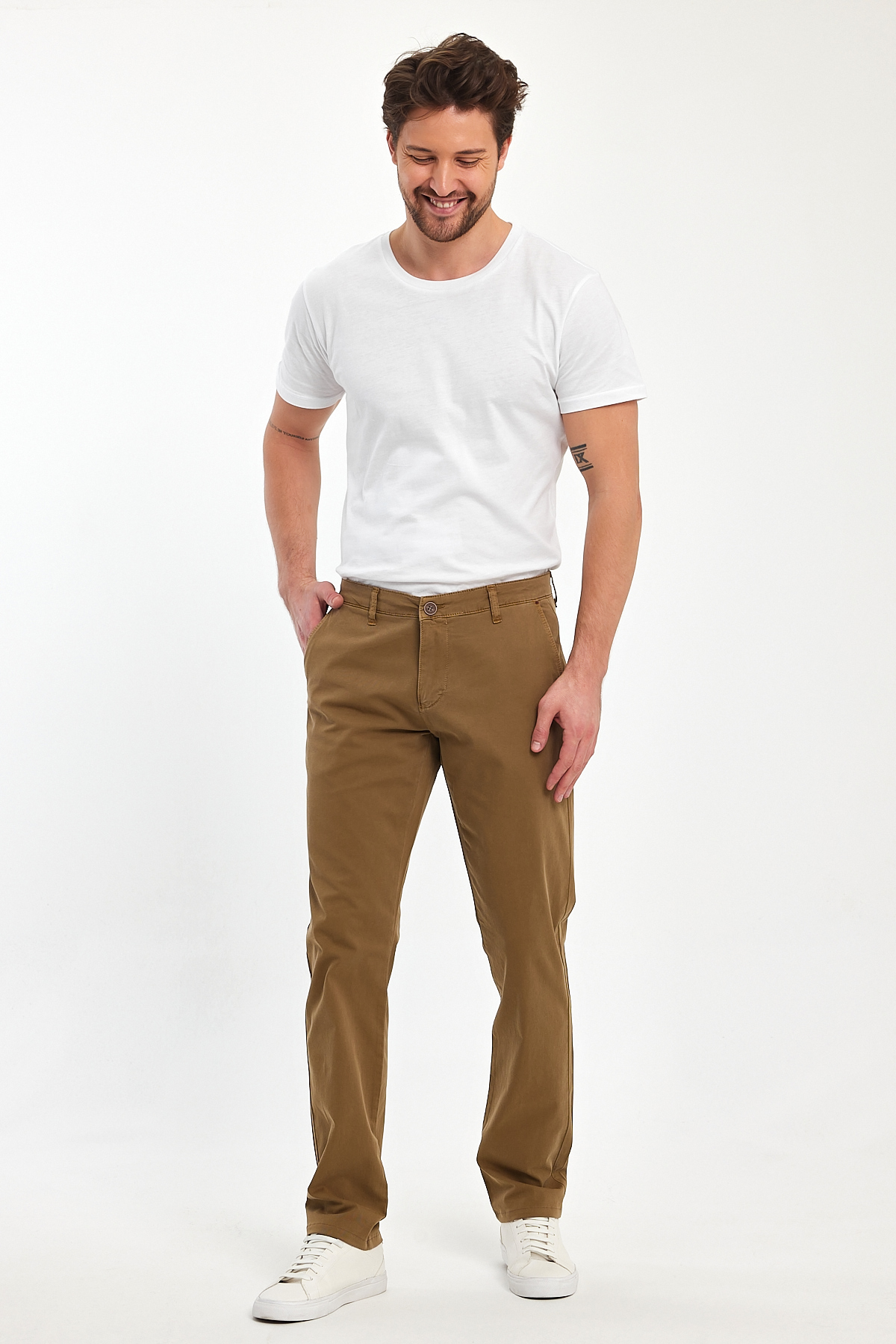 Штани comfort fit Trend Collection 4724 Кемел (EKOL. CAMEL) - Фото 1