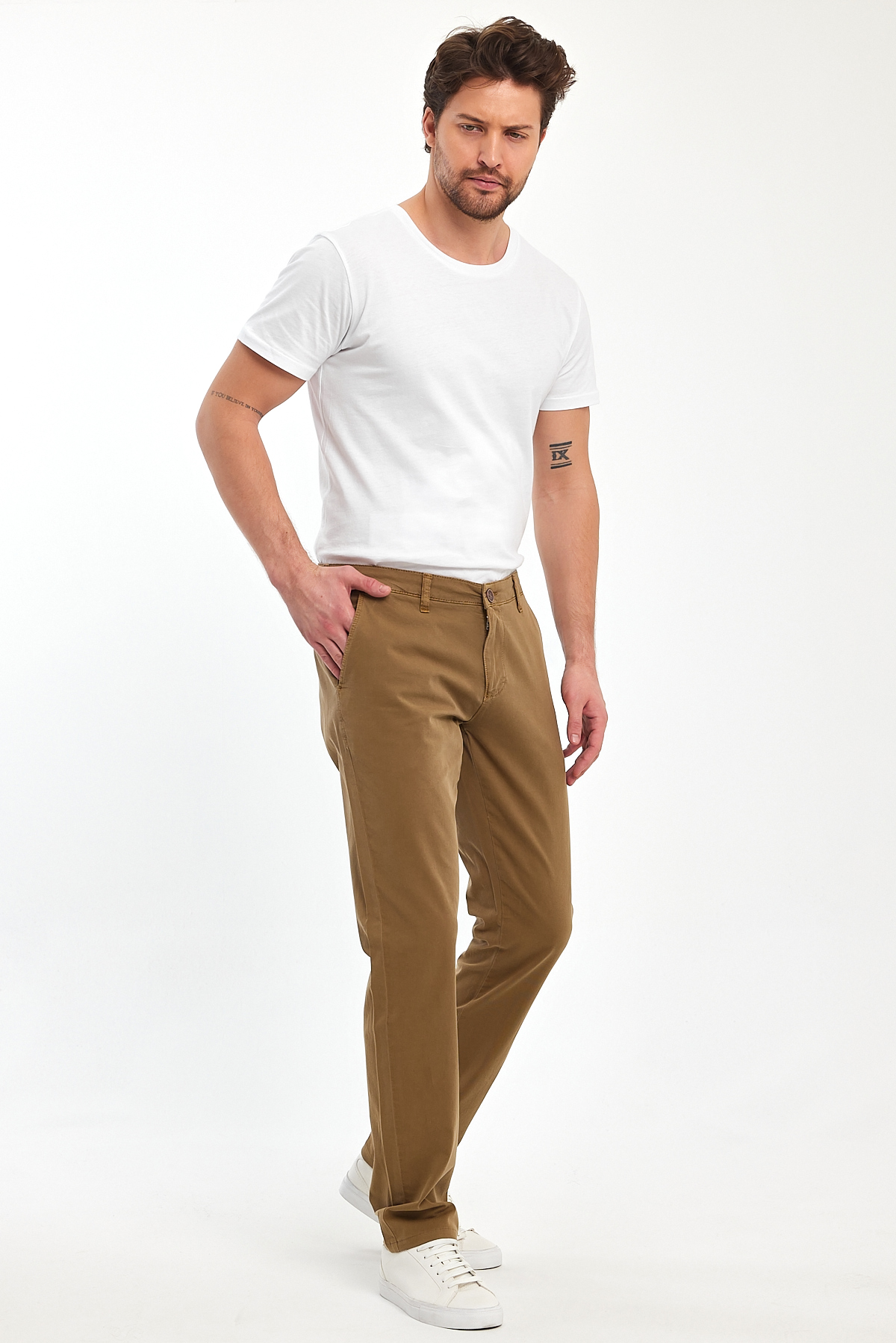 Штани comfort fit Trend Collection 4724 Кемел (EKOL. CAMEL) - Фото 2