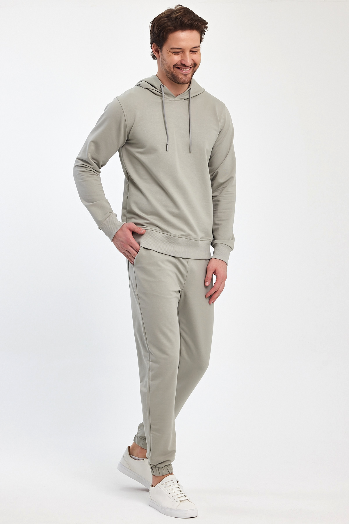 Спорт комплект Trend Collection: Худі 5334, Штани 5494 Світло-сірий - Фото 