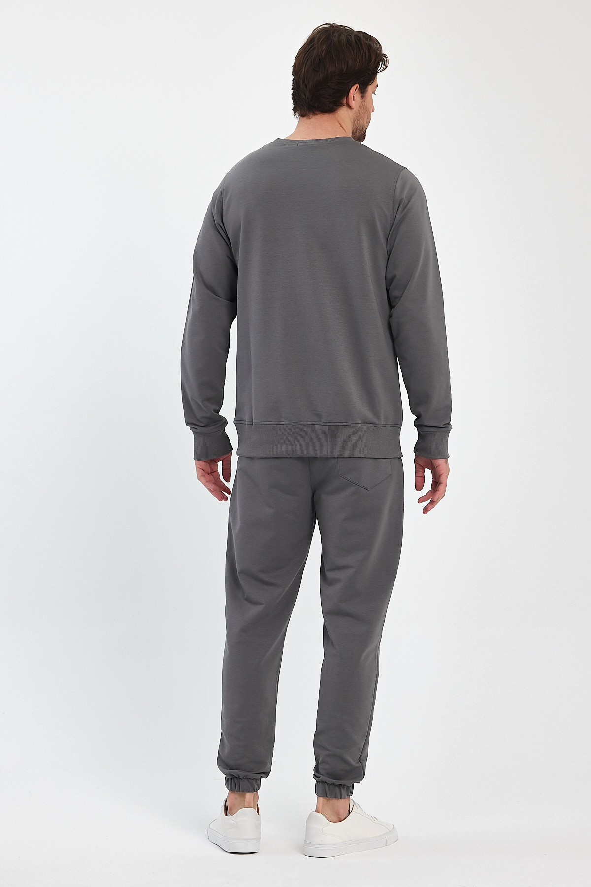Спорт комплект Trend Collection: Свитшот 6047, Штаны 5494 Антрацит - Фото 5