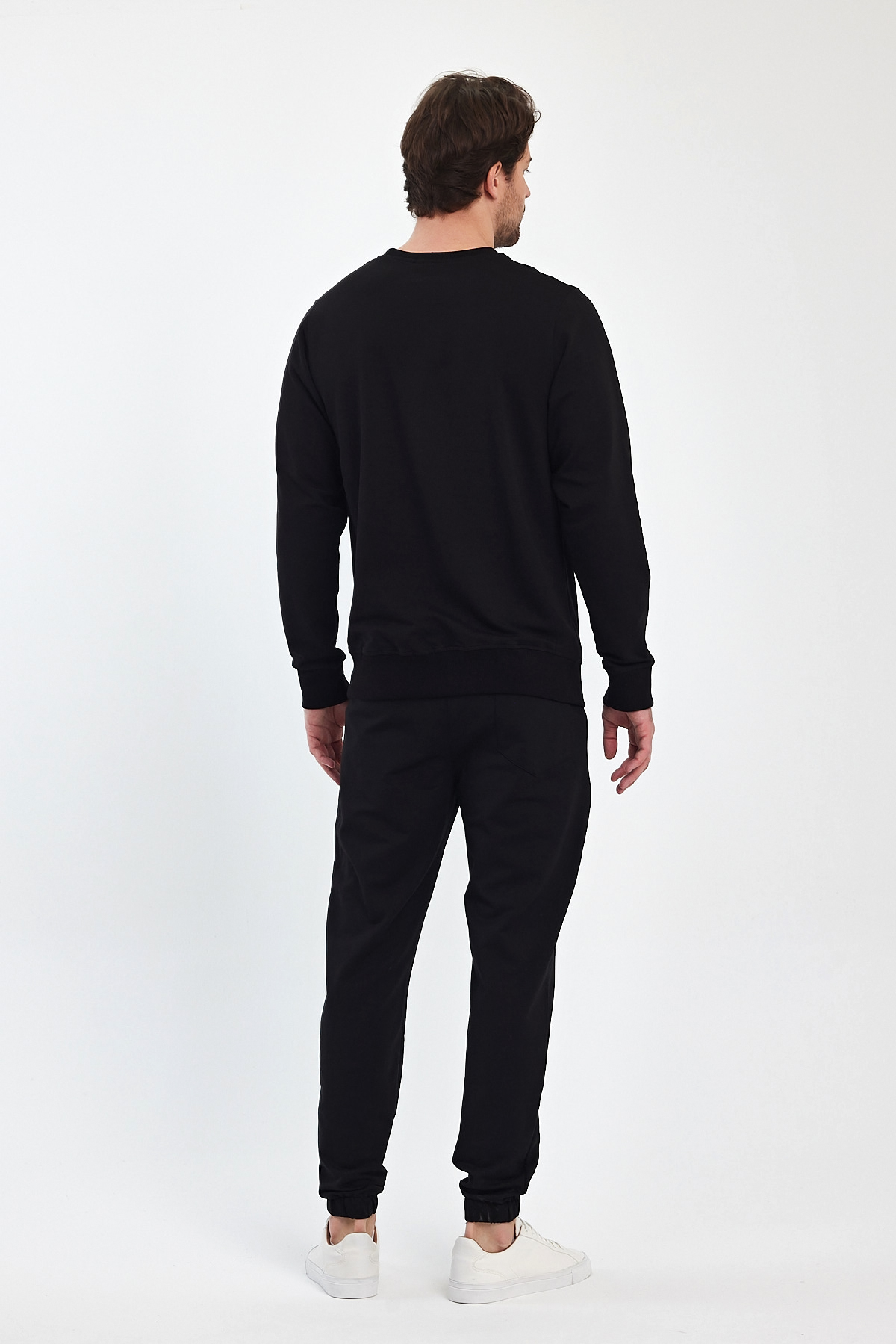 Спорт комплект Trend Collection: Свитшот 6047, Штаны 5494 Черный - Фото 4