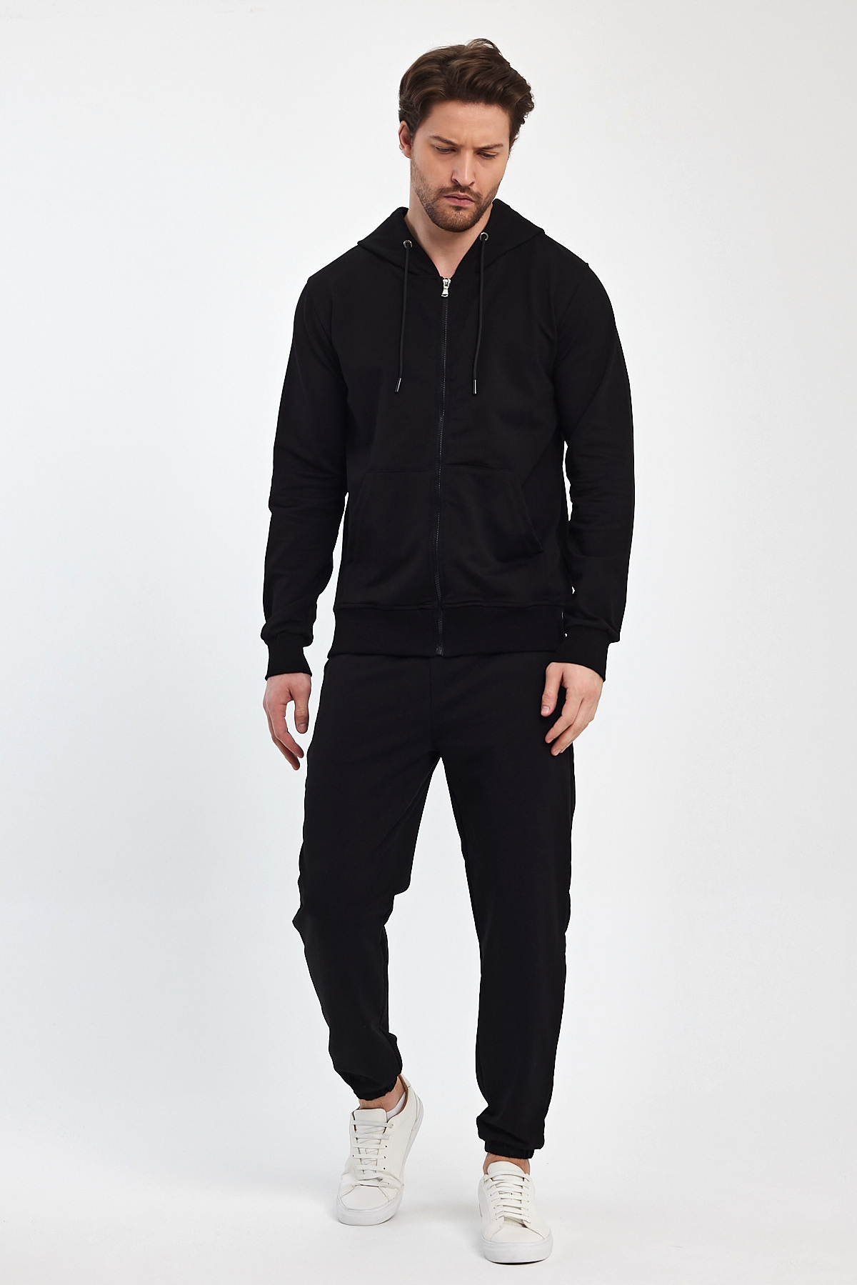 Спорт комплект Trend Collection: Кофта 6033, Штаны 5494 Черный - Фото 6