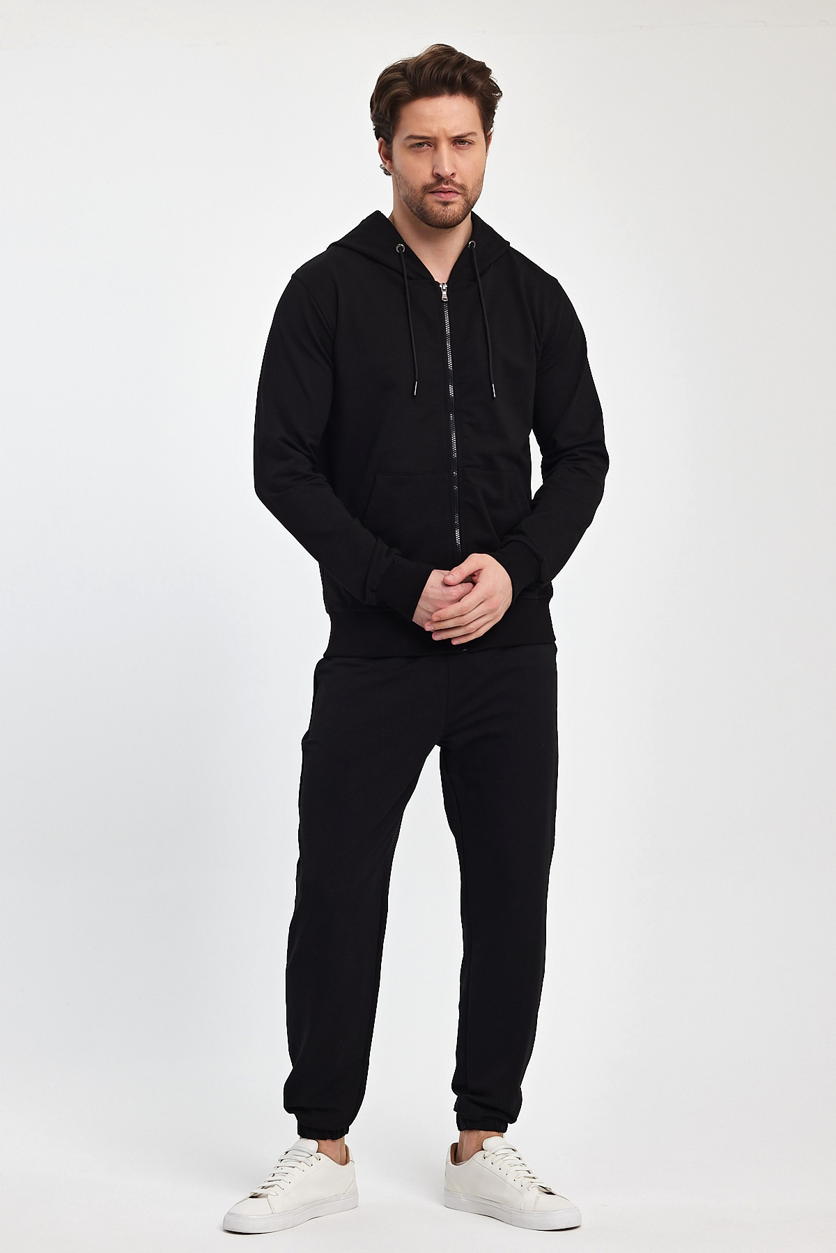 Спорт комплект Trend Collection: Кофта 6033, Штаны 5494 Черный - Фото 4