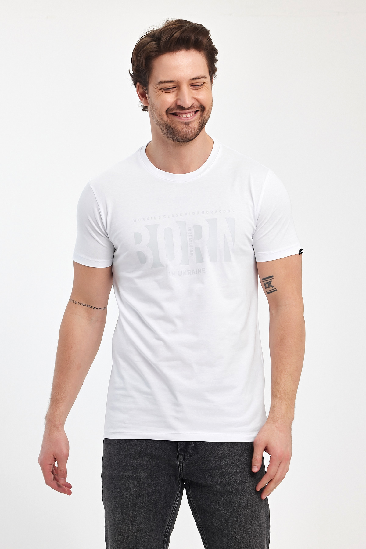 Футболка с принтом Trend Collection 39122 Белый (BEYAZ) - Фото 3